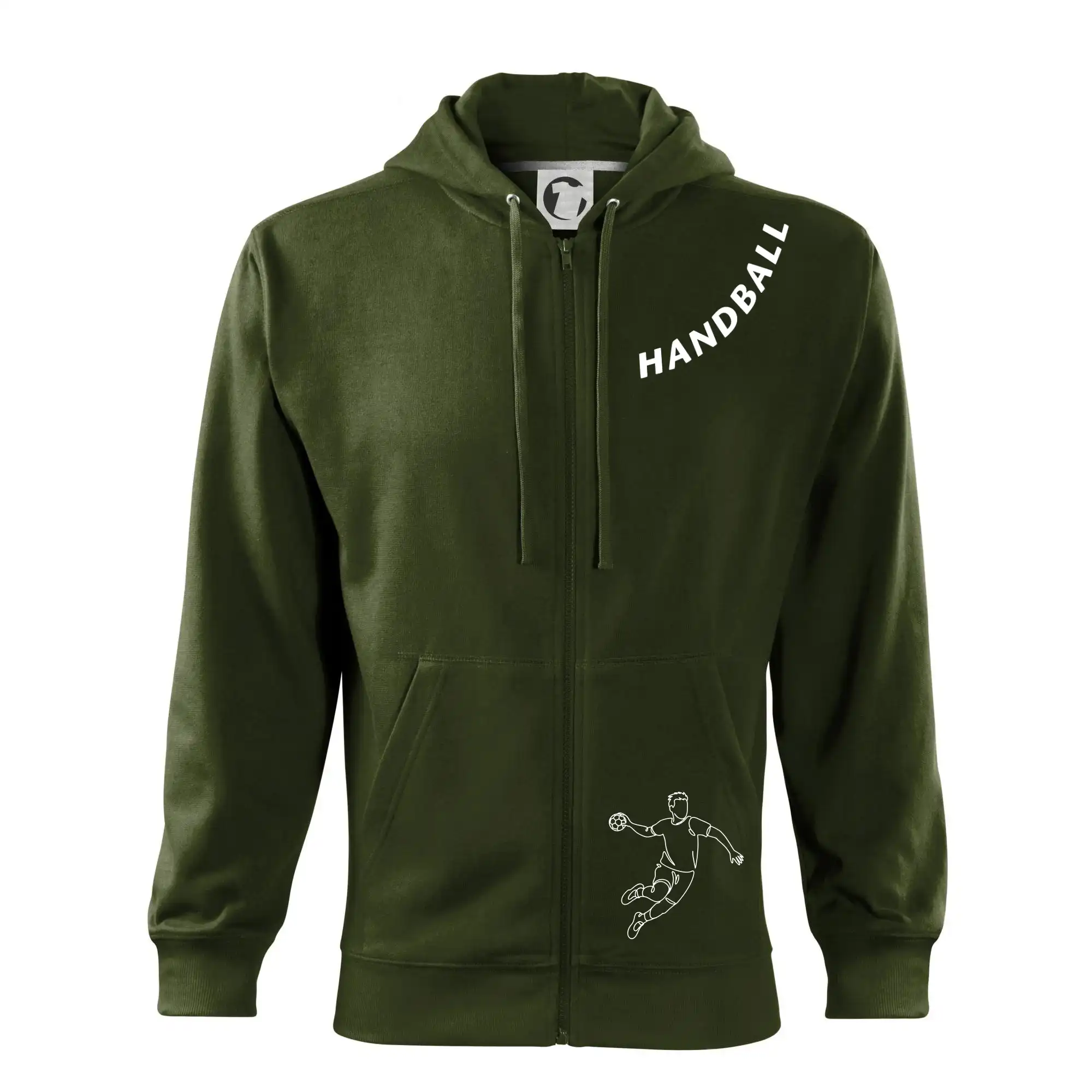 Handball nápis šikmo