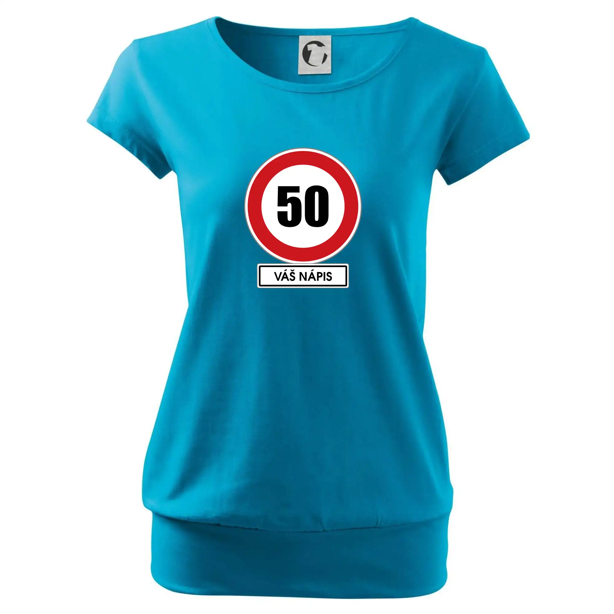 Dopravní značka - rychlost 50 - váš nápis