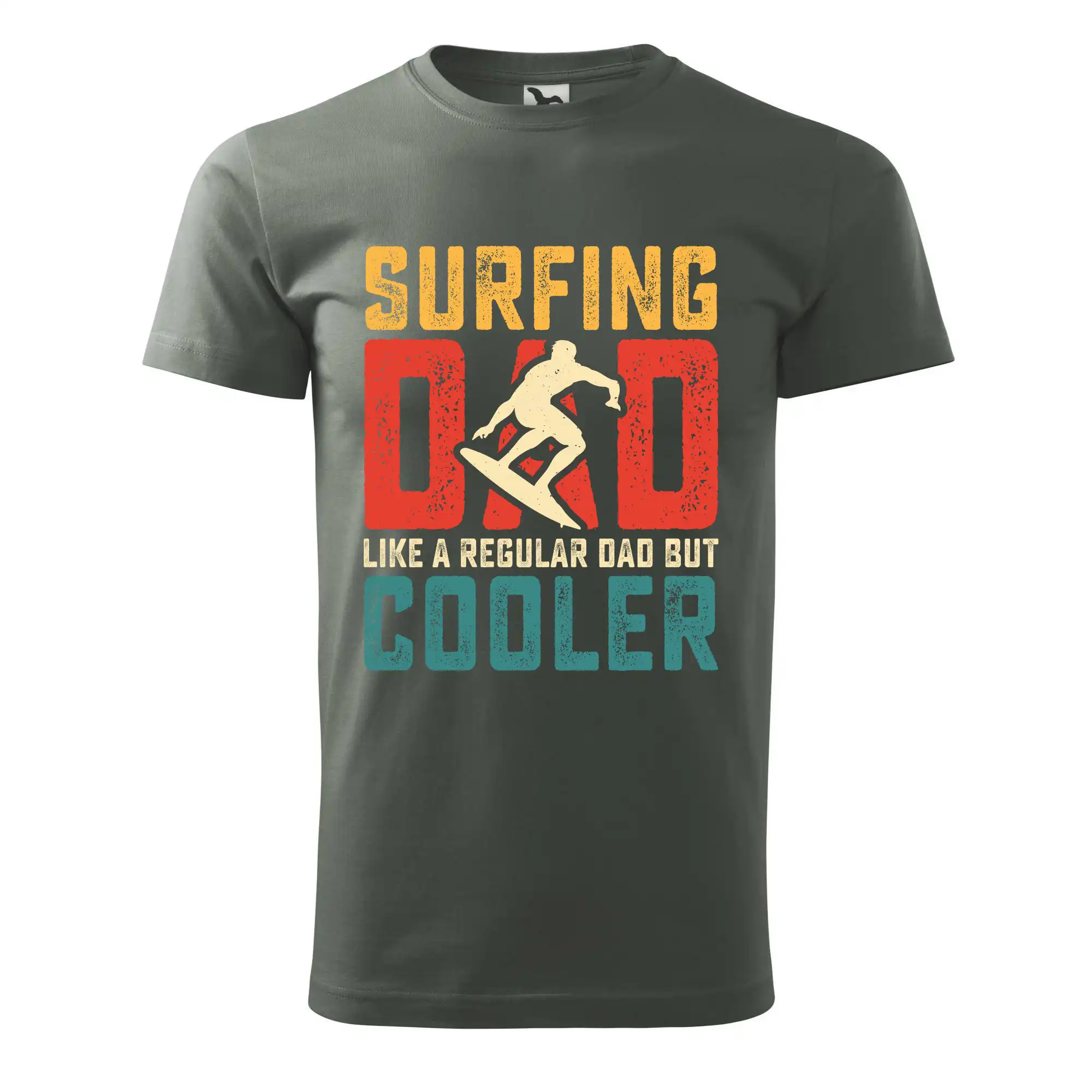 Surfing dad like a regular dad but cooler