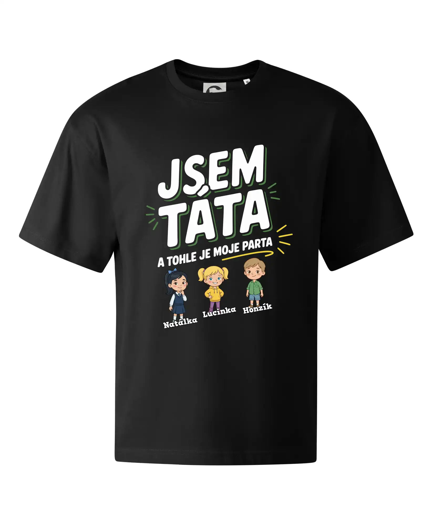 Jsem táta a tohle je moje parta  (obrázky a jména dětí)