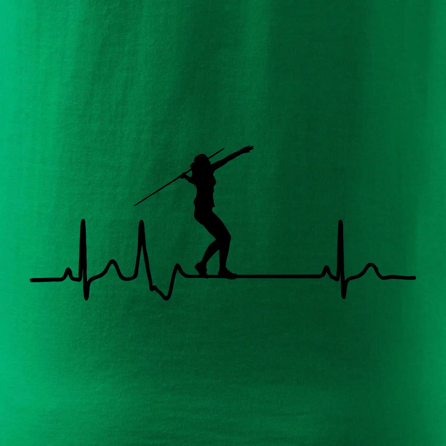 EKG hod oštěpem žena