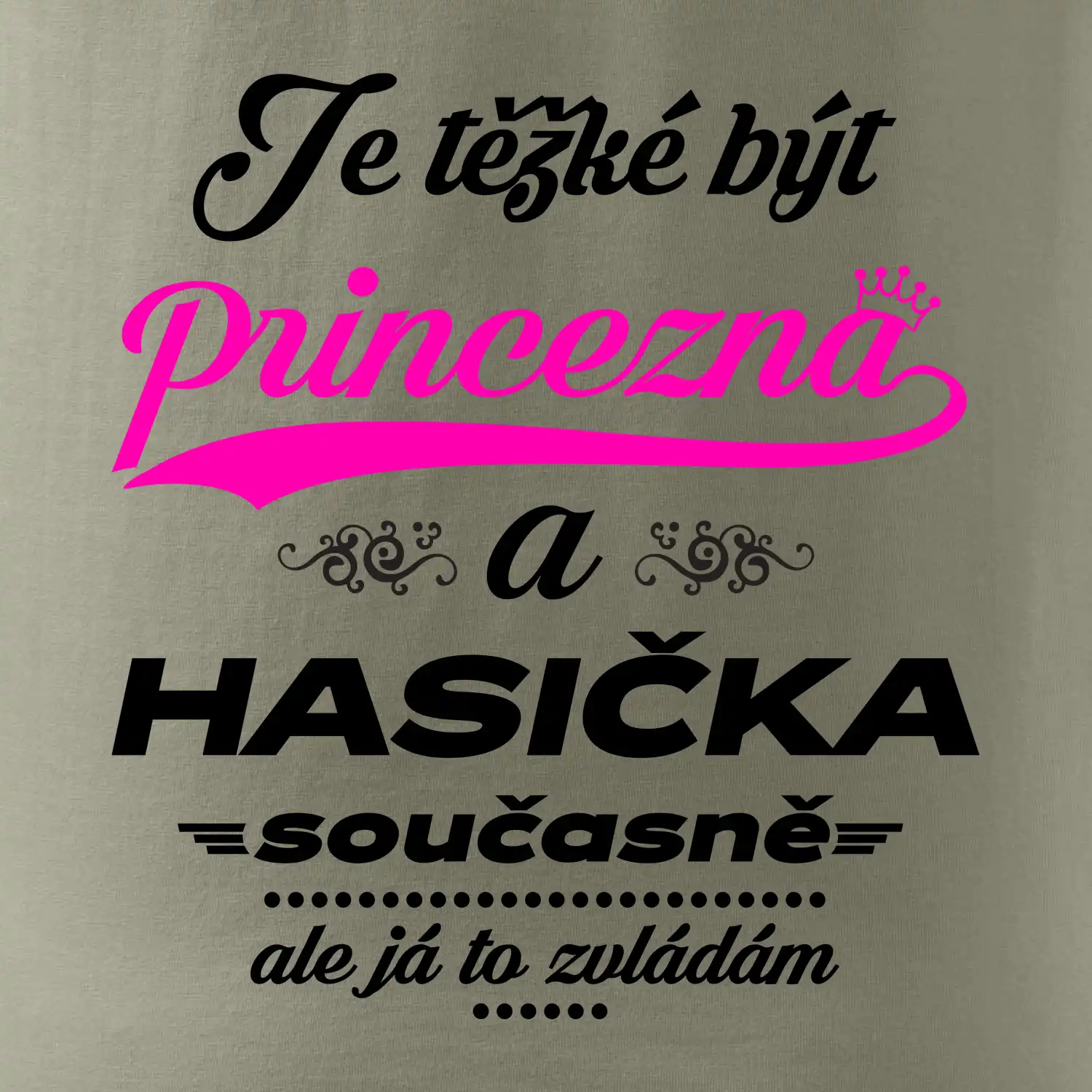 Je těžké být princezna - Hasička