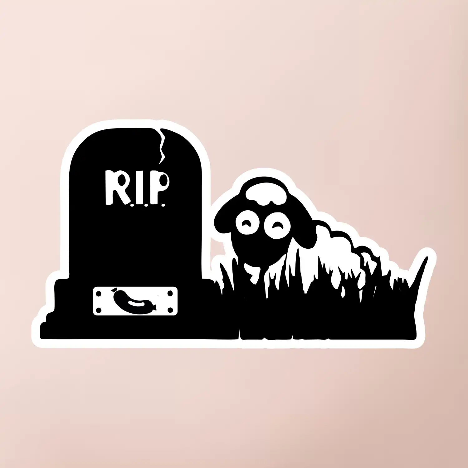 RIP - Náhrobek - Jitrnice - Ovečka