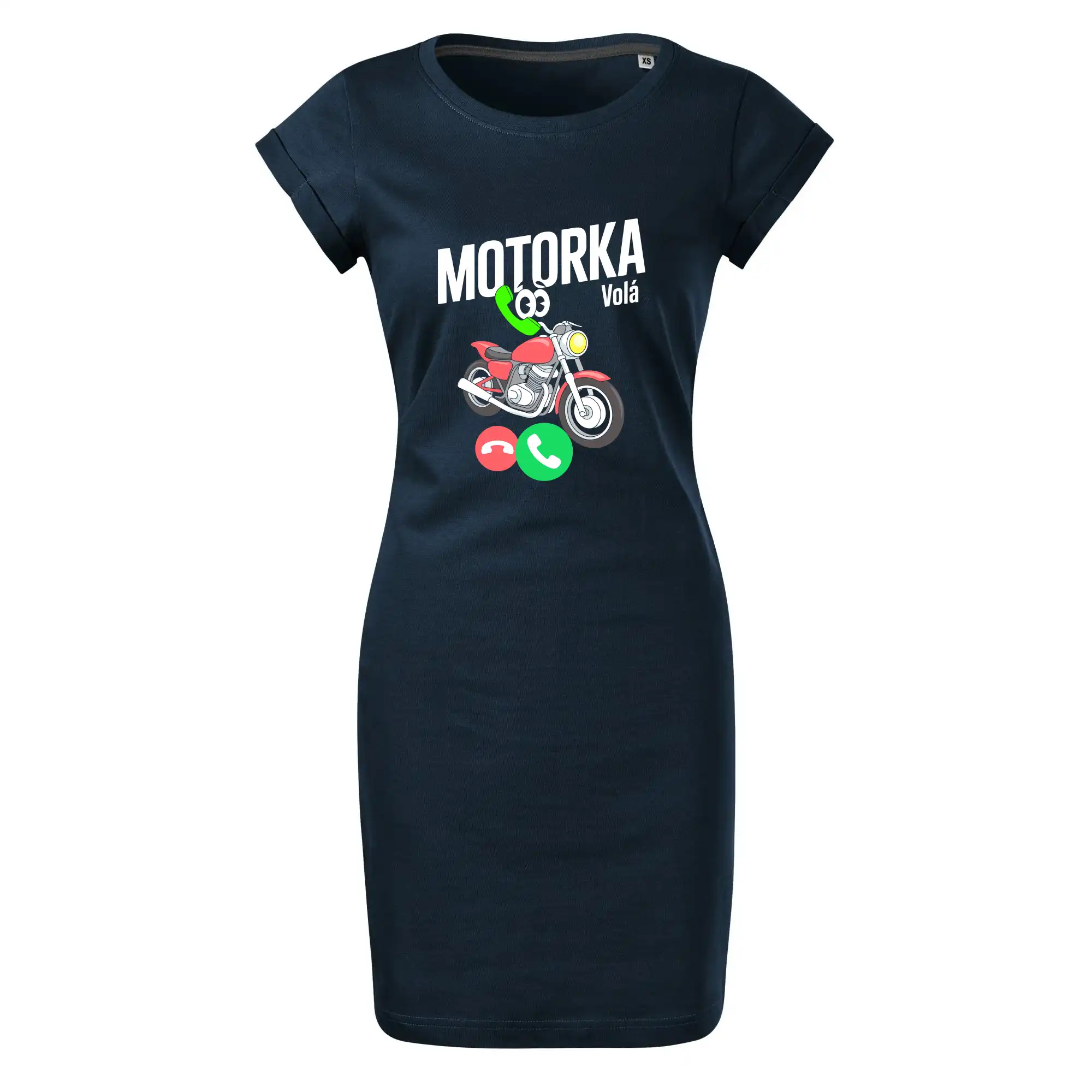 Karikatura motorka silnice volá
