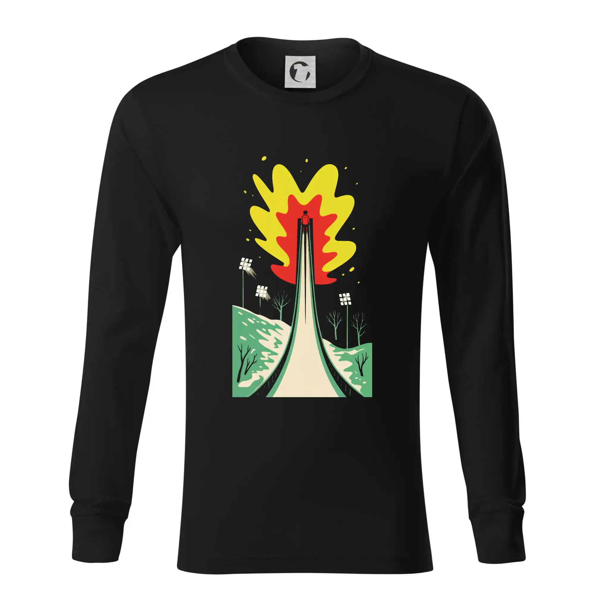 Skokanské můstky abstraktní