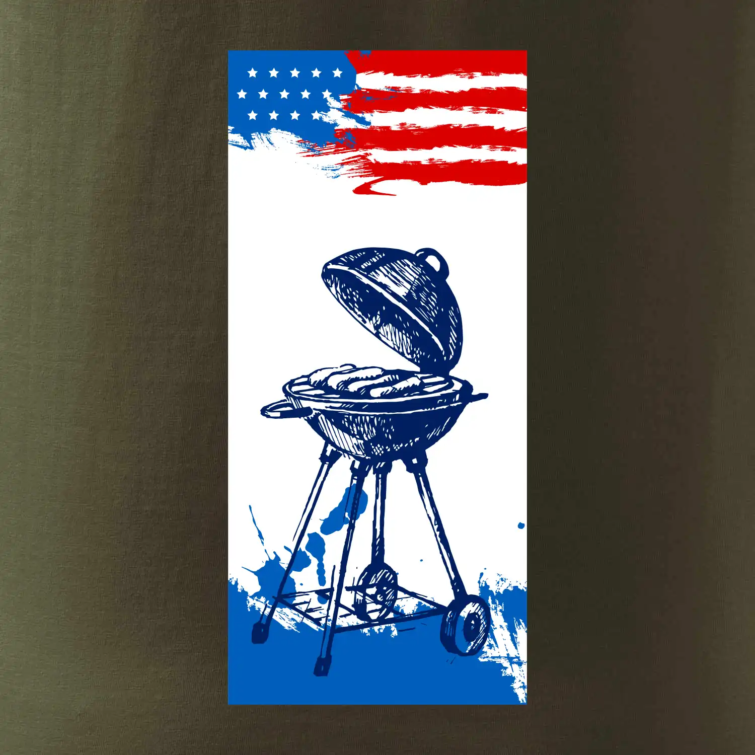 USA BBQ draw grill