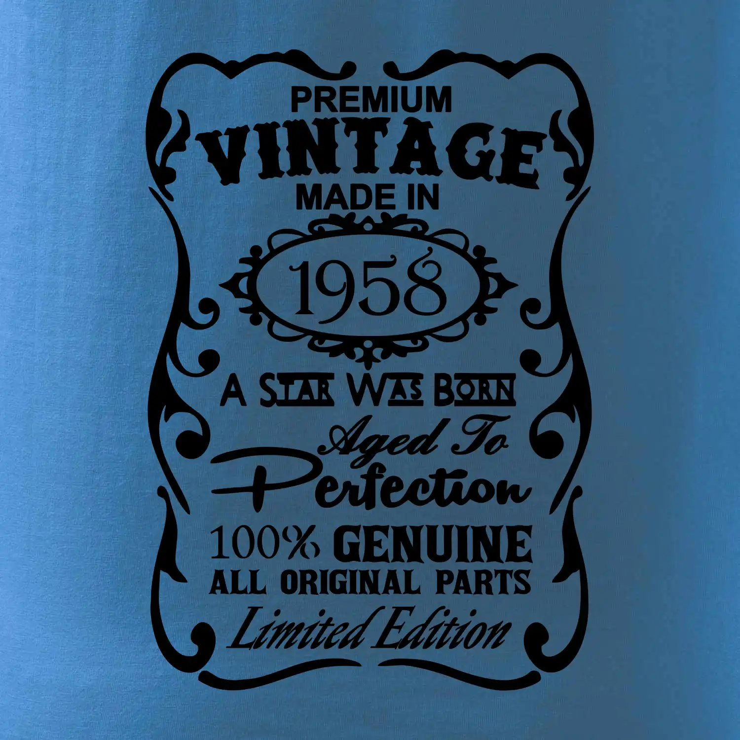 Vintage Etiketa - 1958