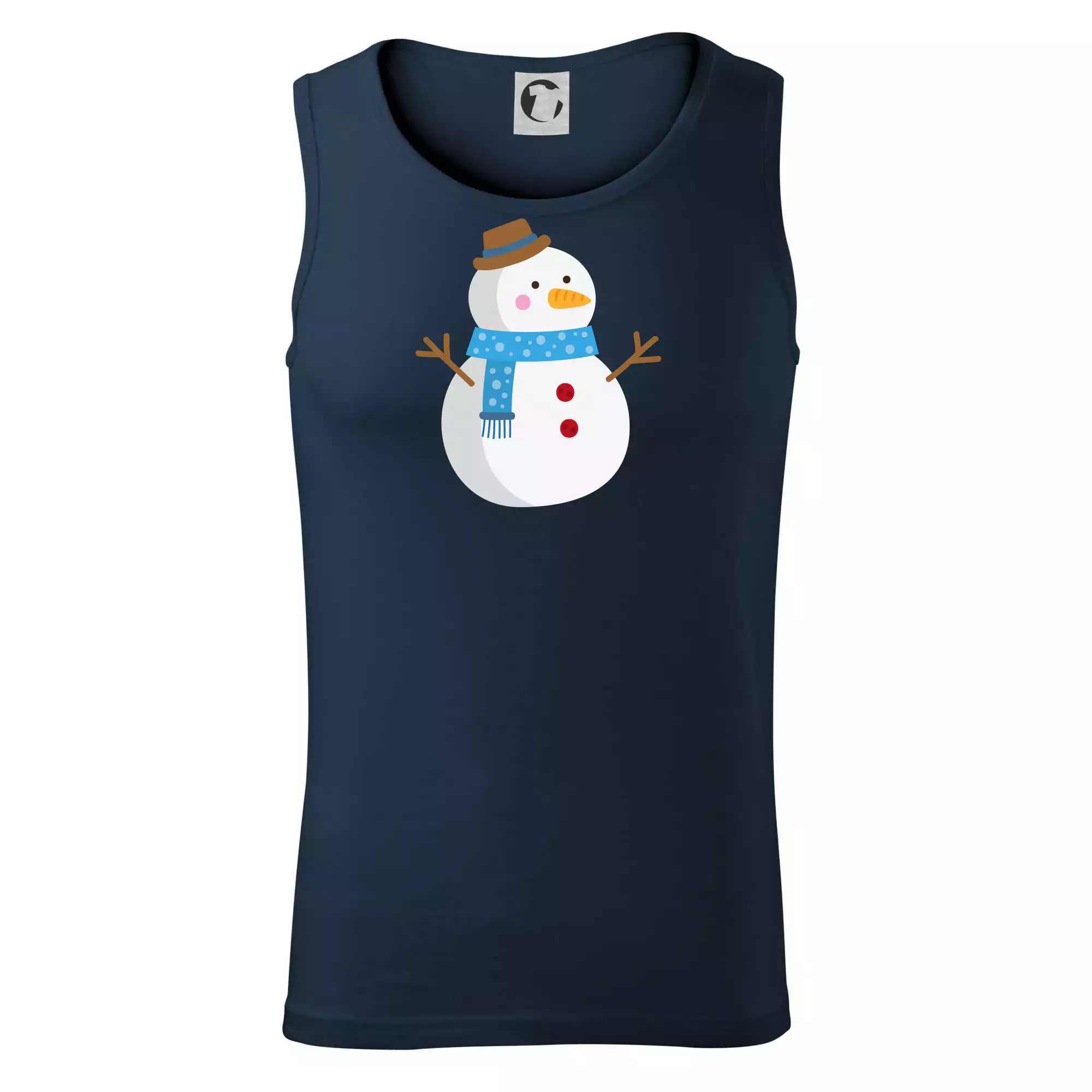 Sněhulák se šálou