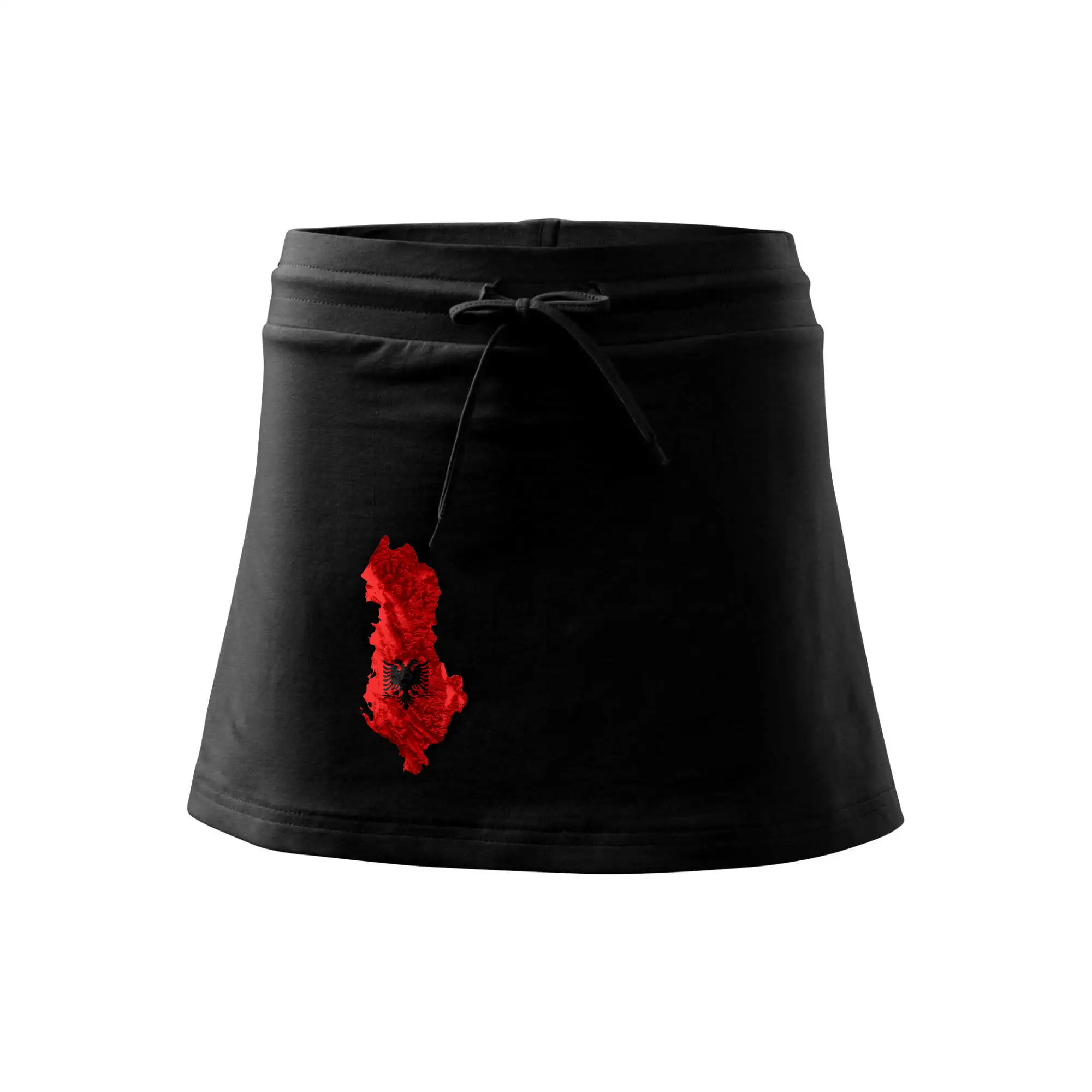 Mapa Albánie reliéf hor