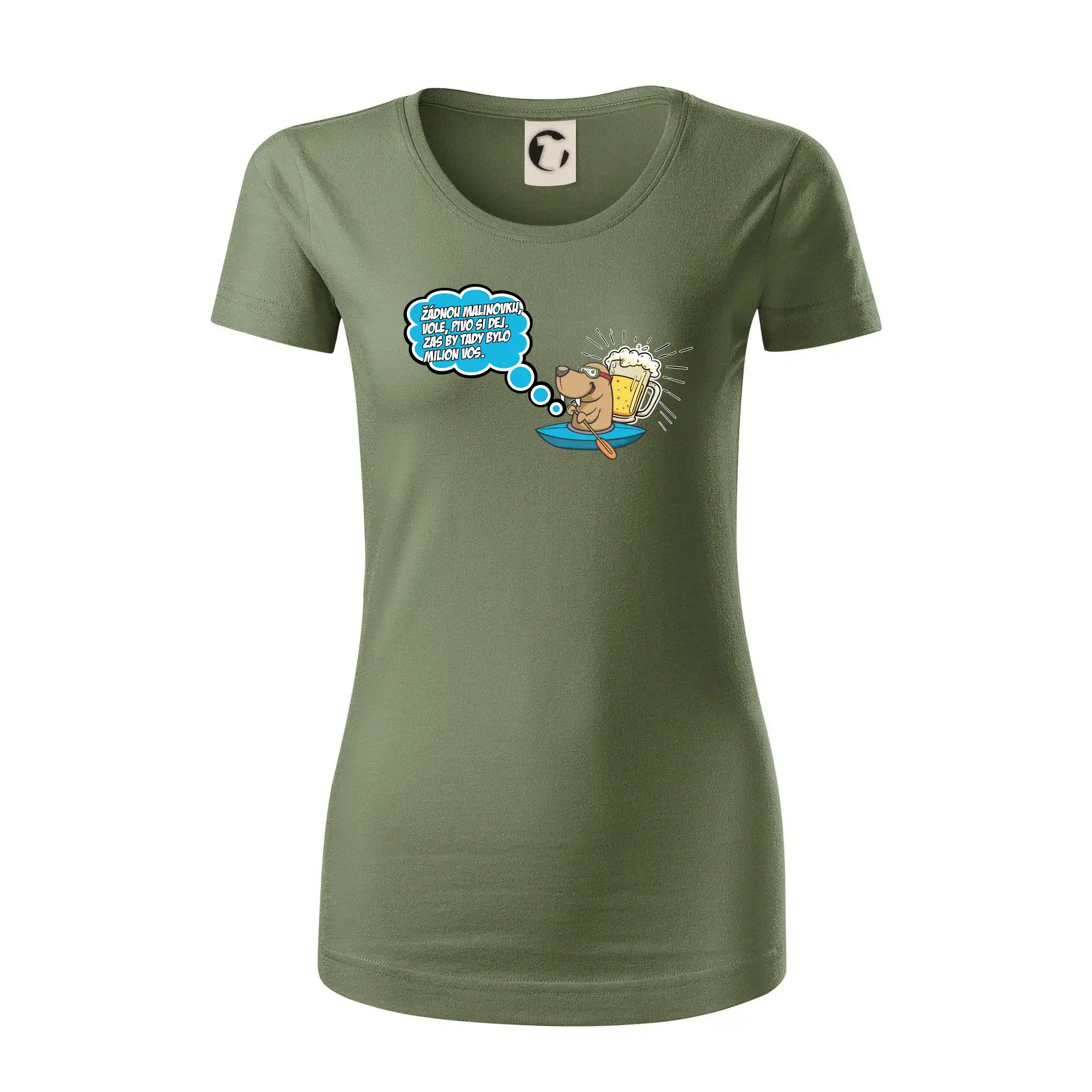 Žádnou malinovku, ale pivo