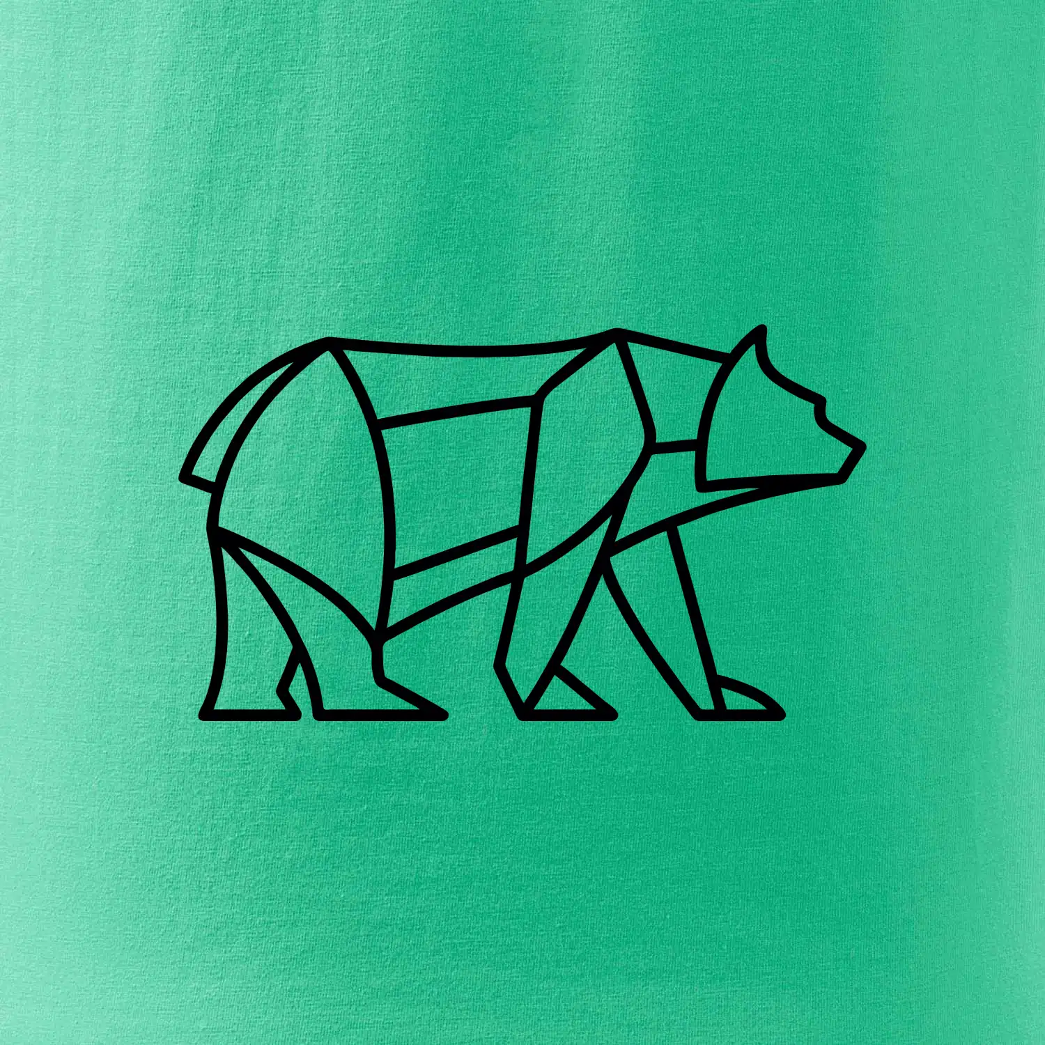 Geometrie lední medvěd chodící