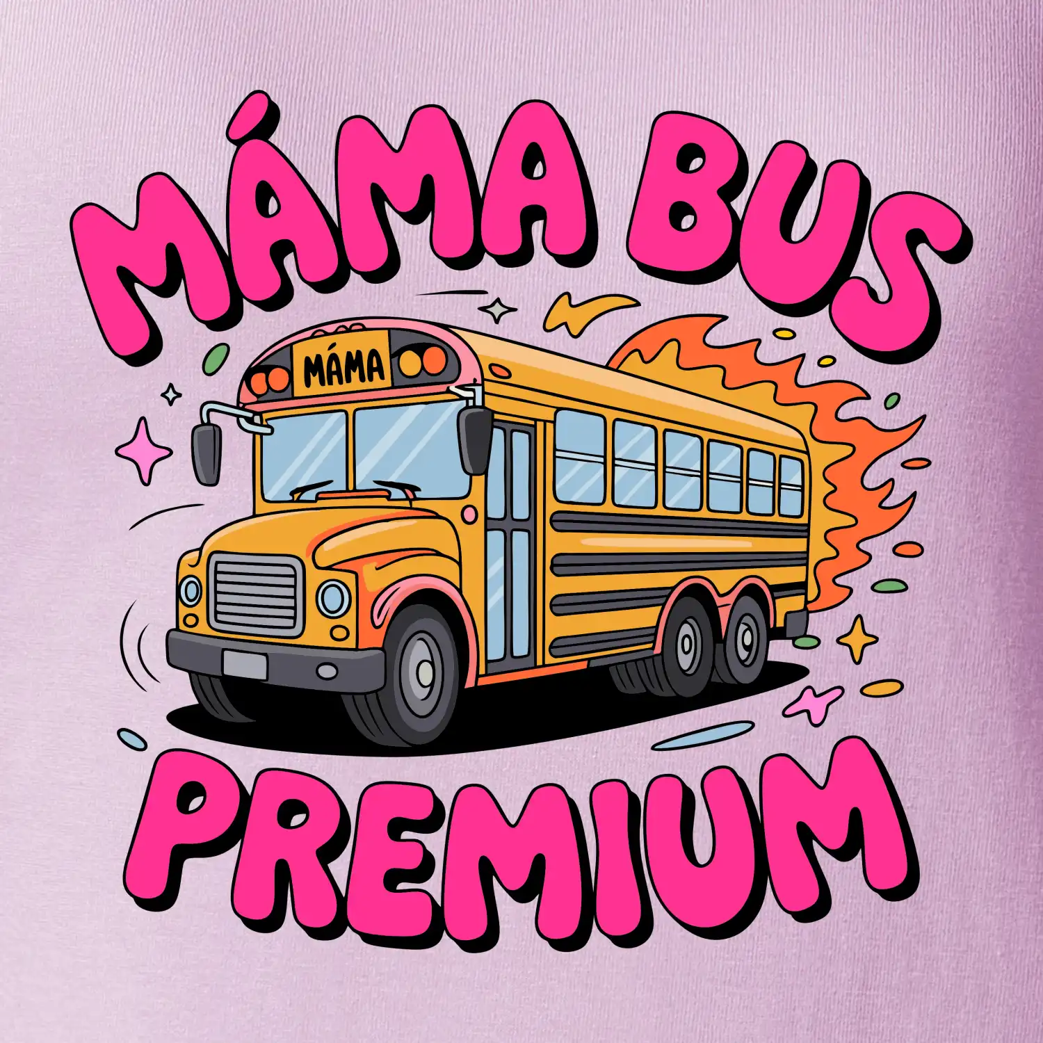 Kreslený Máma bus premium