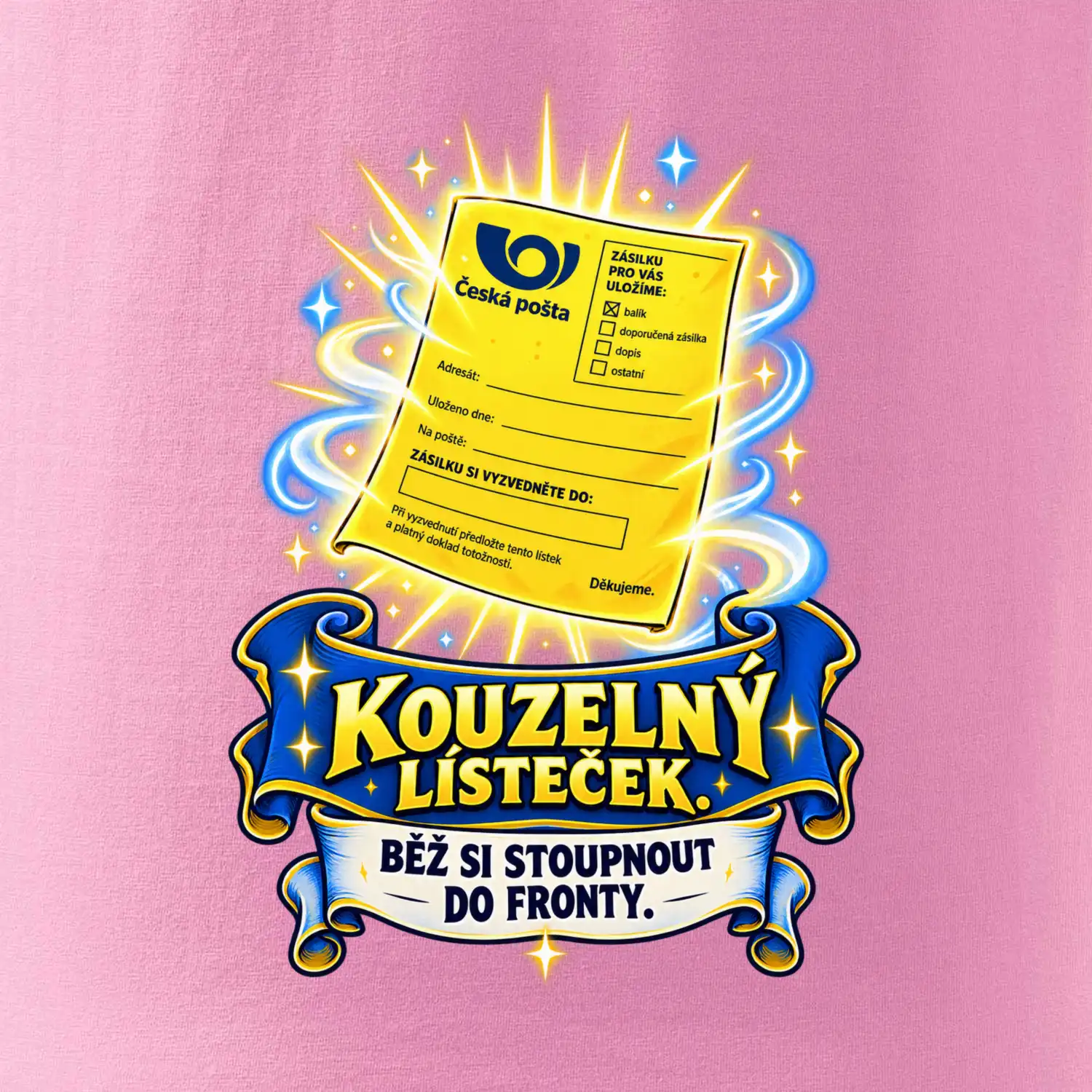 Kouzelný lísteček z pošty