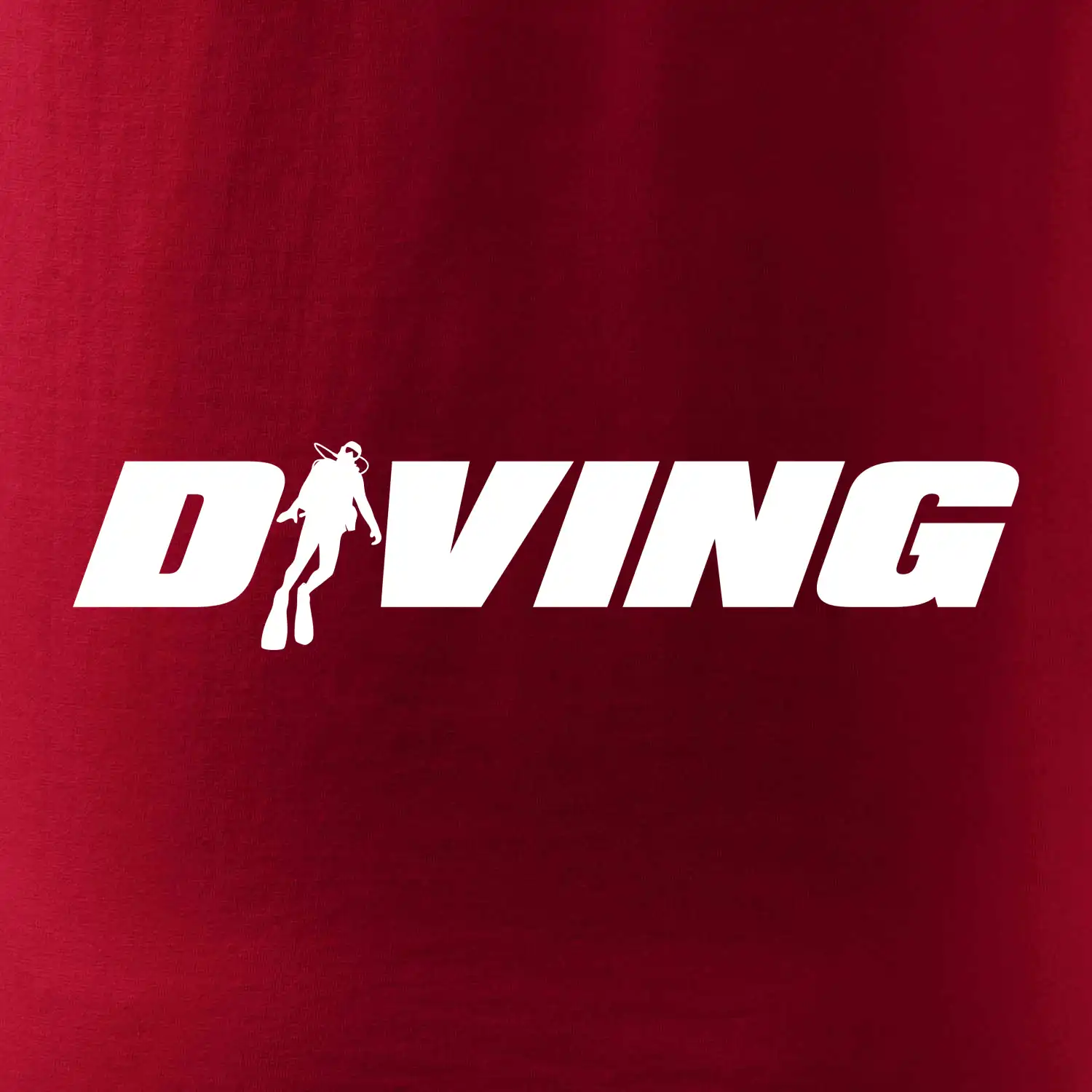 Diving nápis potápěč