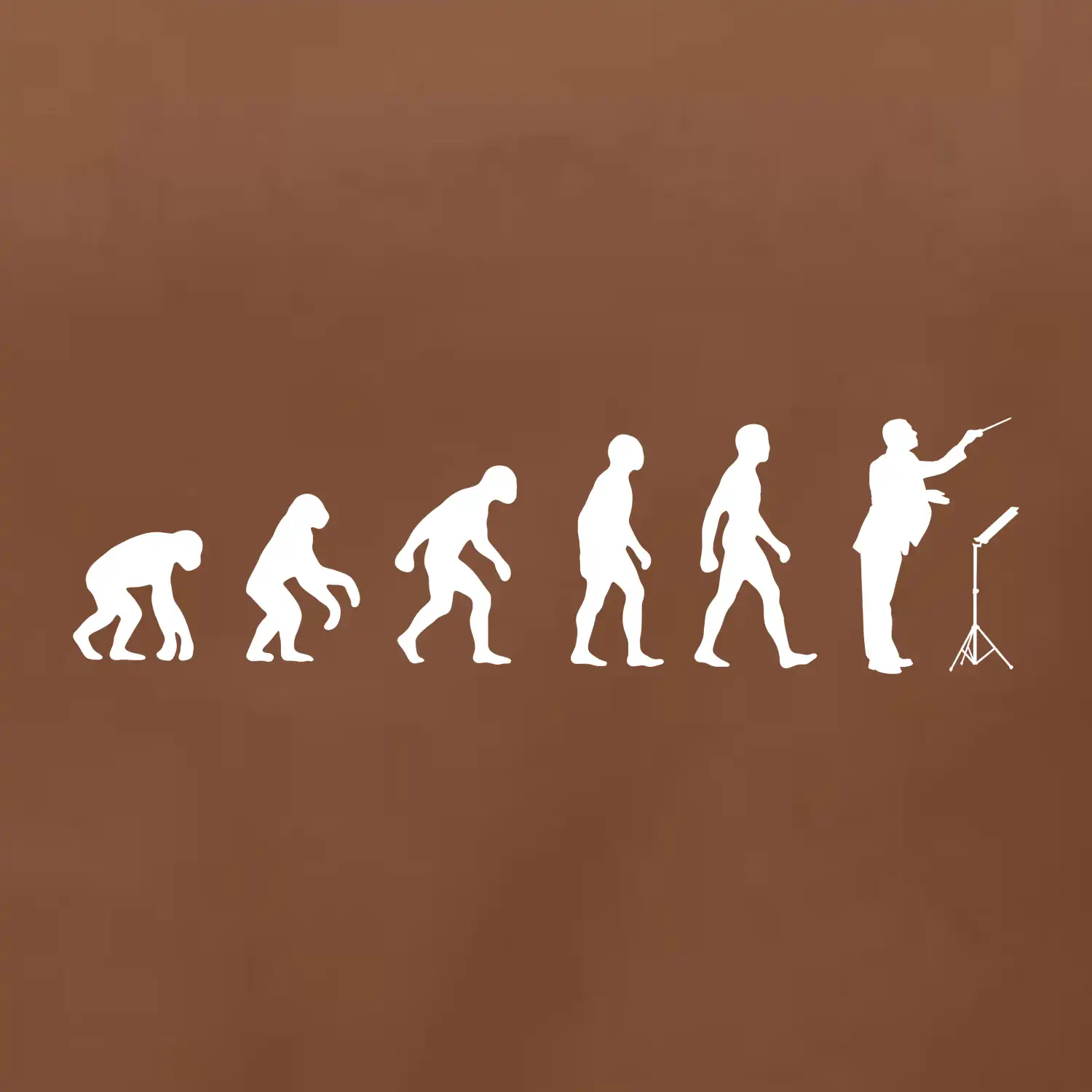 Evoluce sbormistr z boku