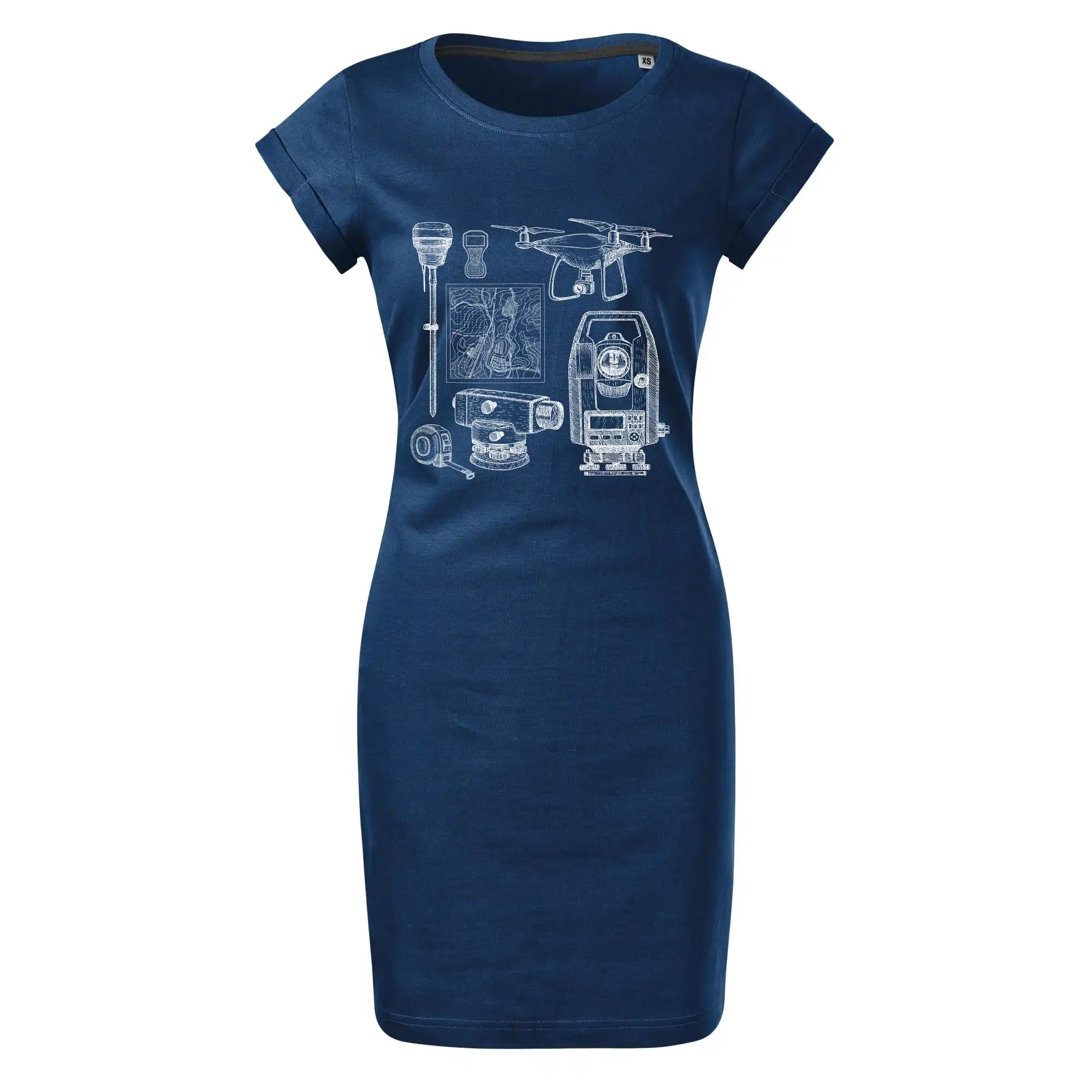 Geodet teodolit dron