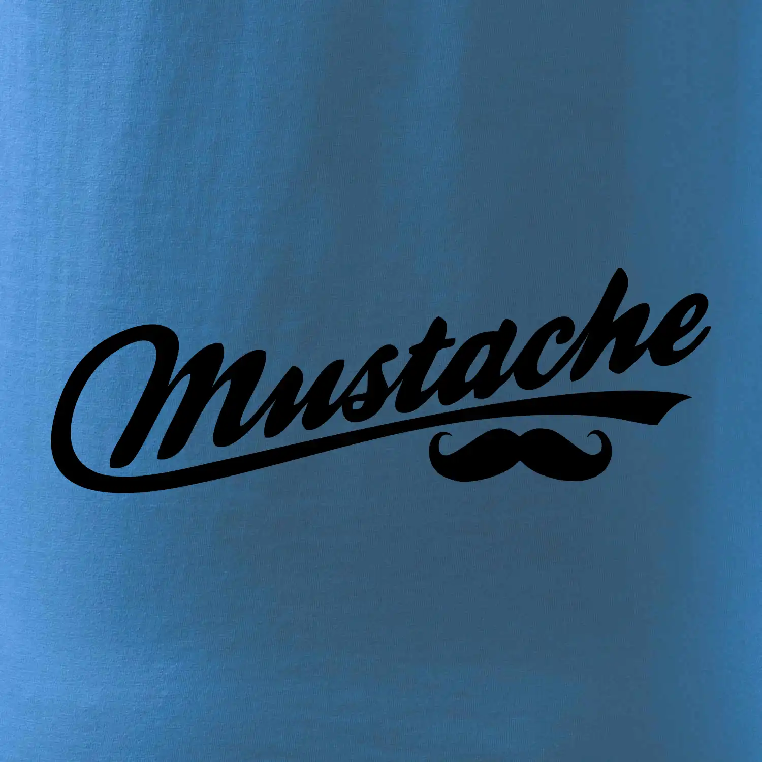 Mustache - nápis