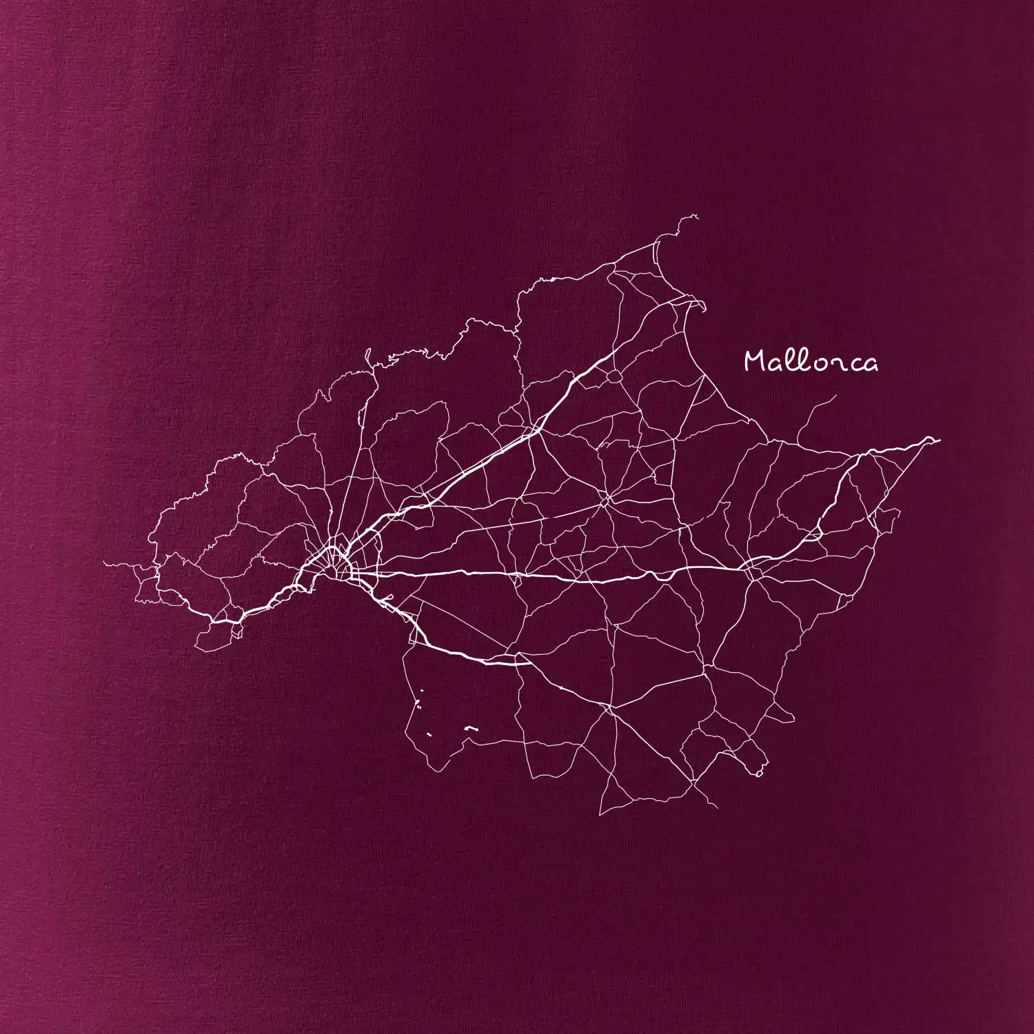 Mallorca - silniční mapa