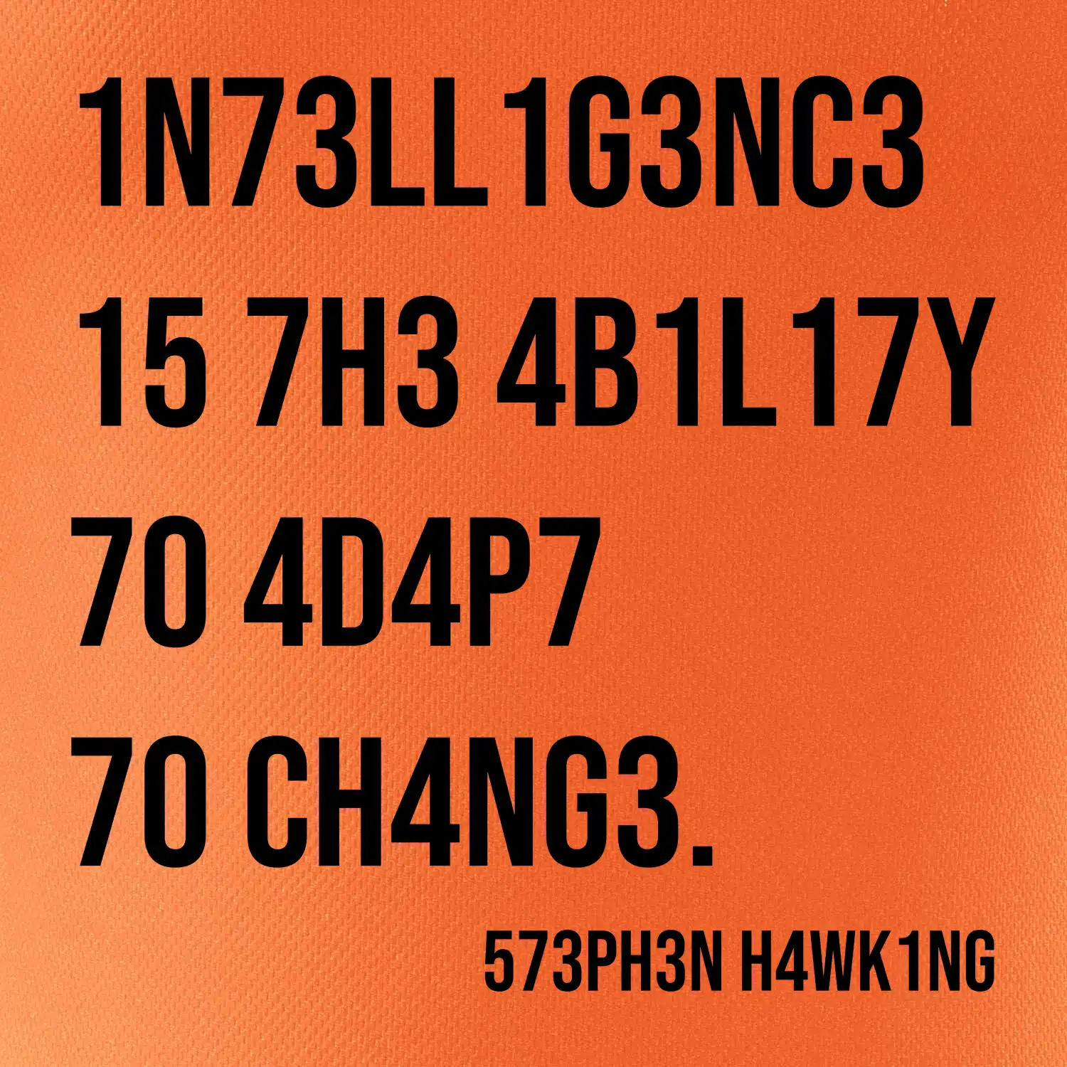 Test inteligence - Stephen Hawking