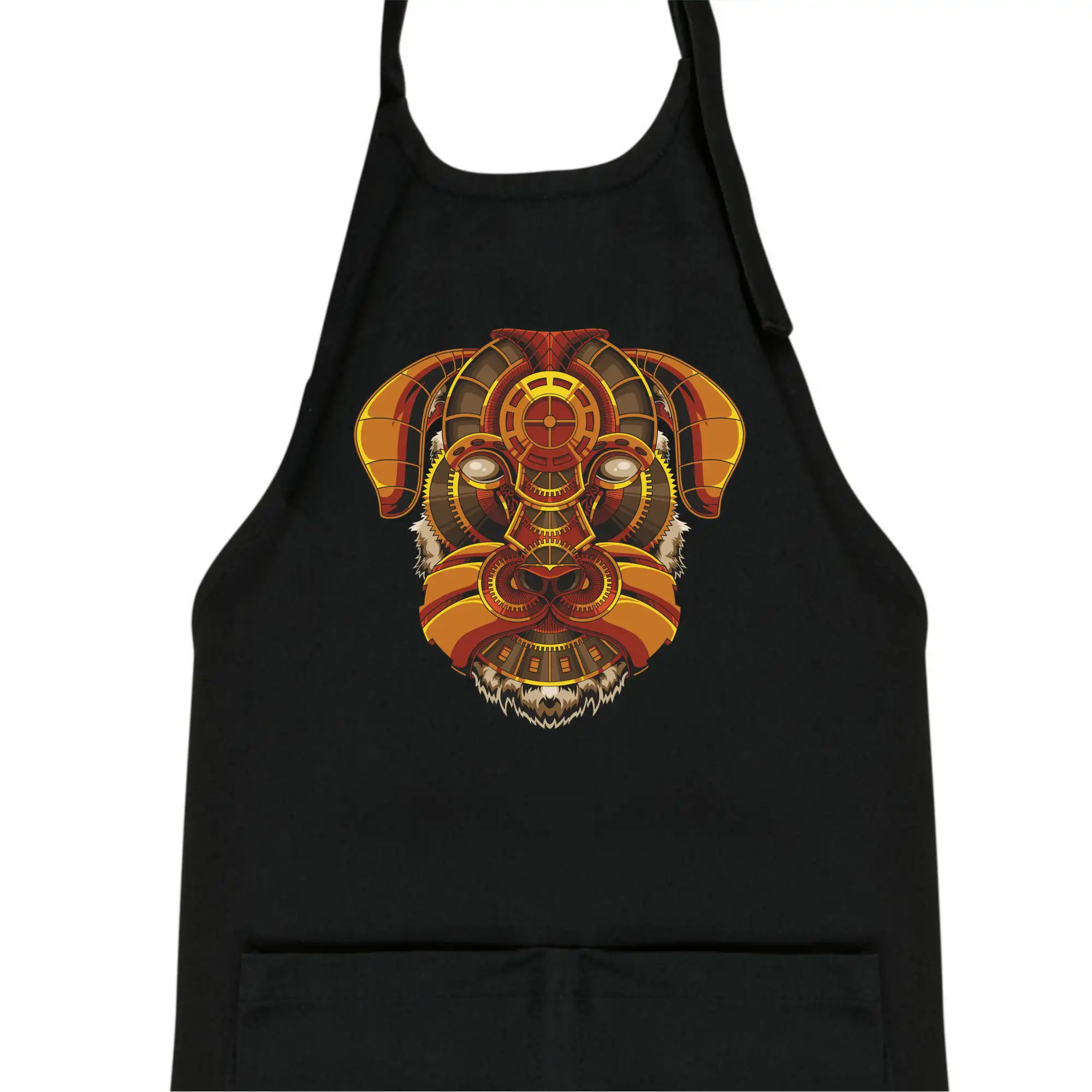 Steampunk pes barevný