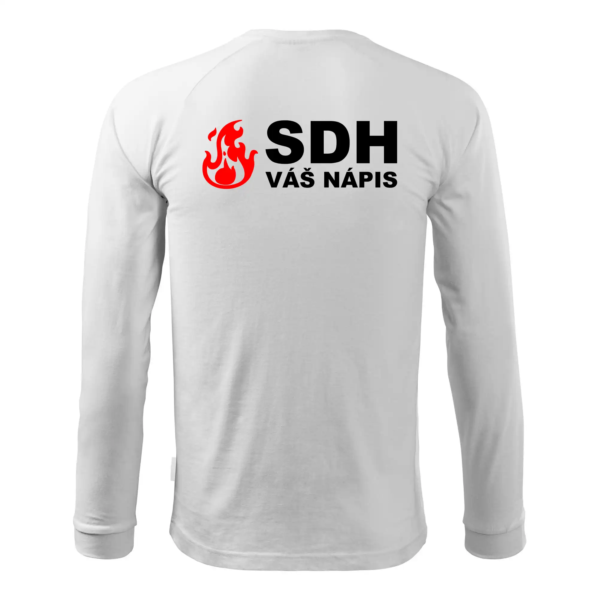 SDH nápis (oheň, firesport, název sboru - vlastní nápis)