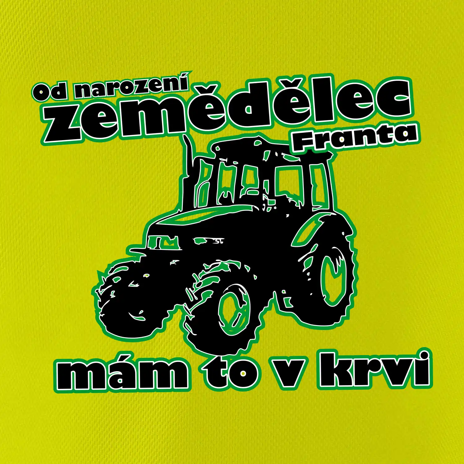 Od narození zemědělec, mám to v krvi - Jméno