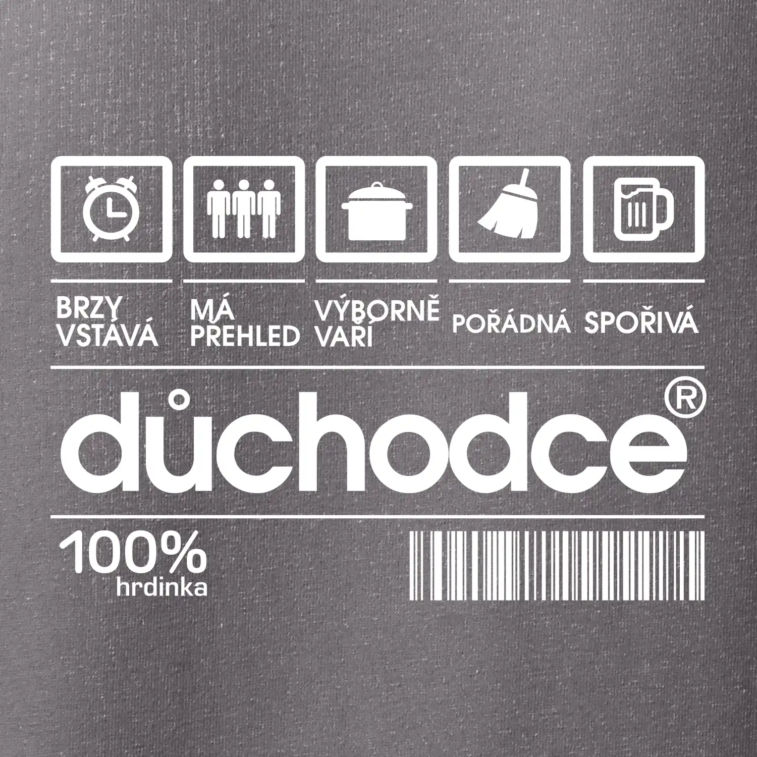 Čárový kód důchodce