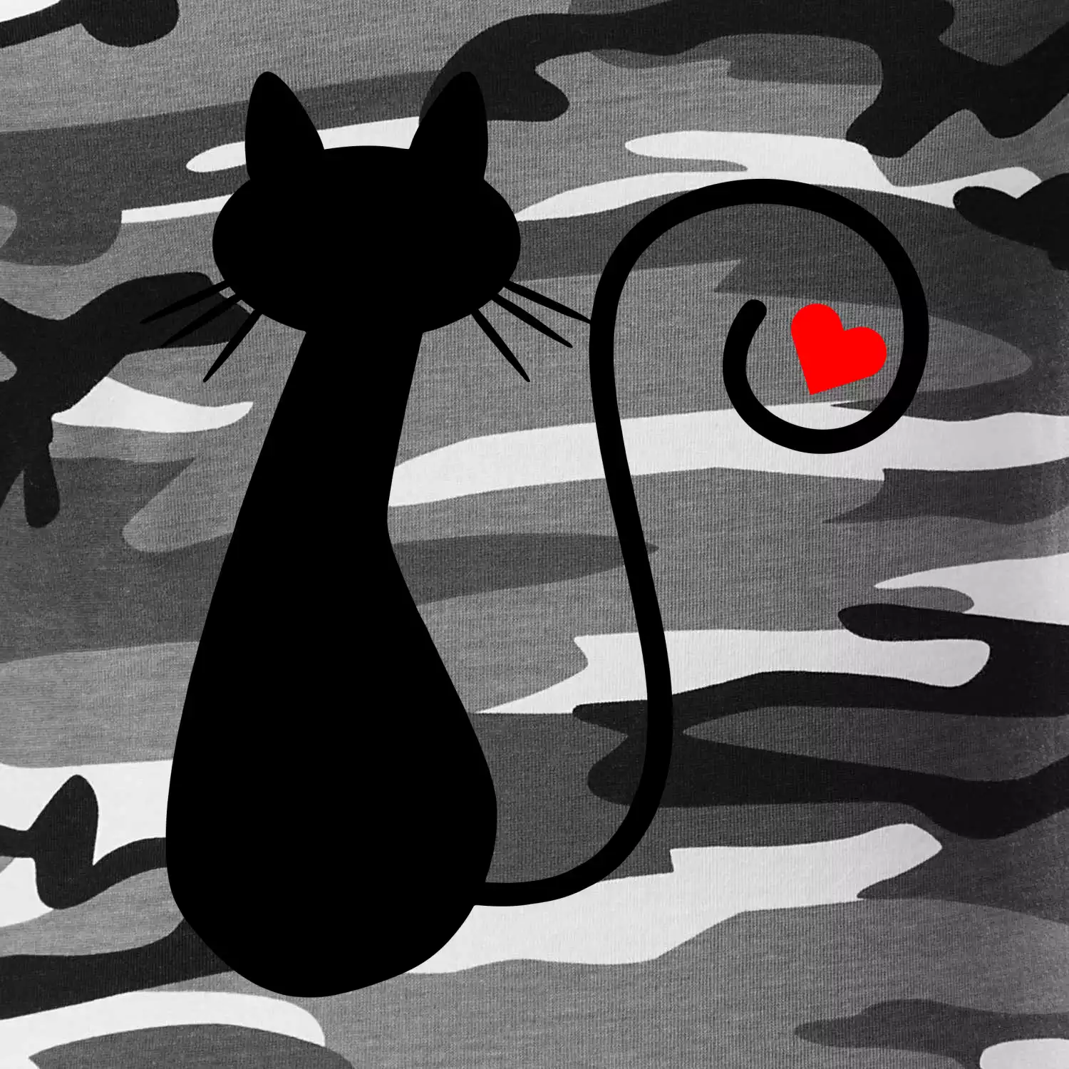 Zamilovaná kočka ocásek