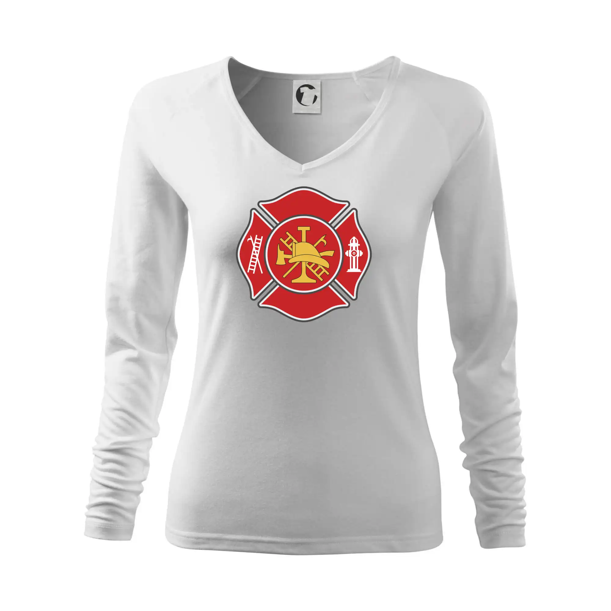 Fire department logo červené