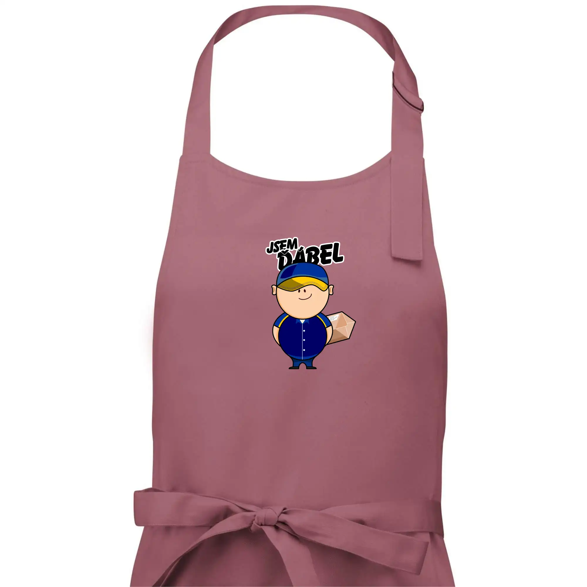 Jsem ďábel doručovatel modro žlutý