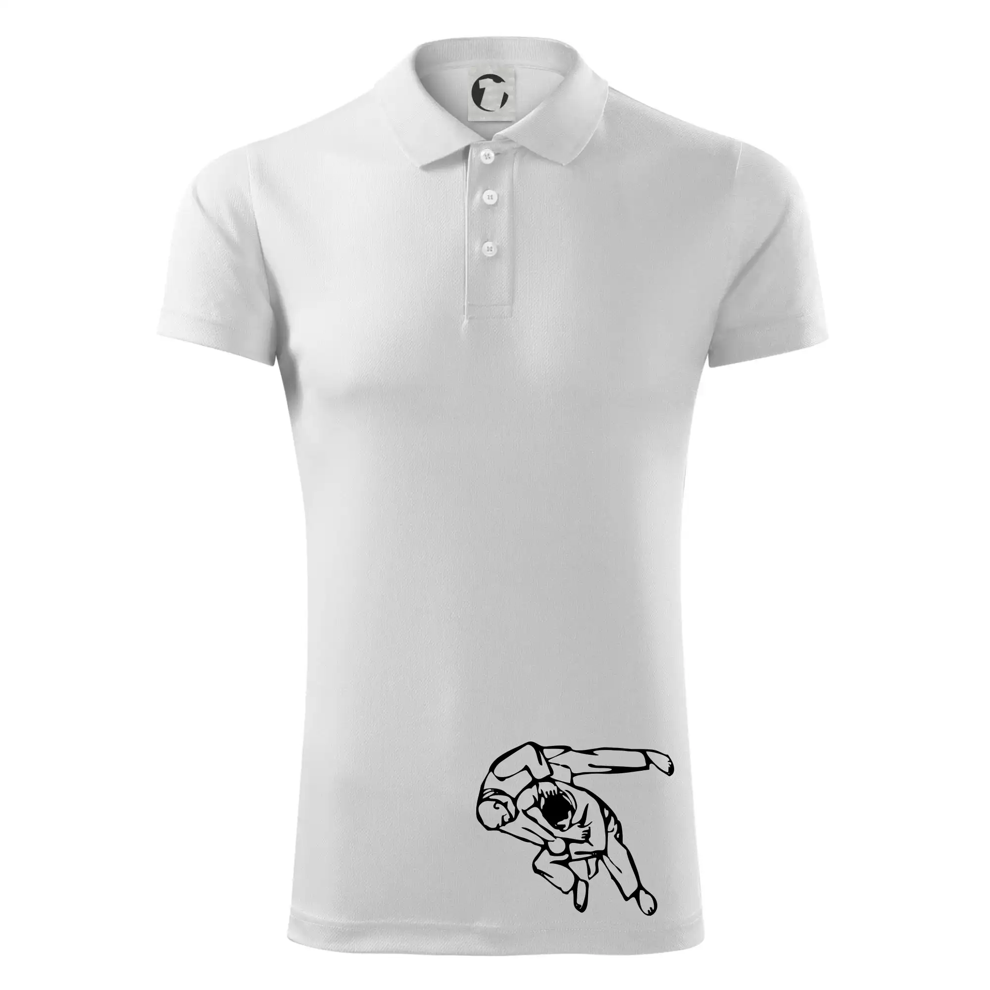 Judo nápis + postavy