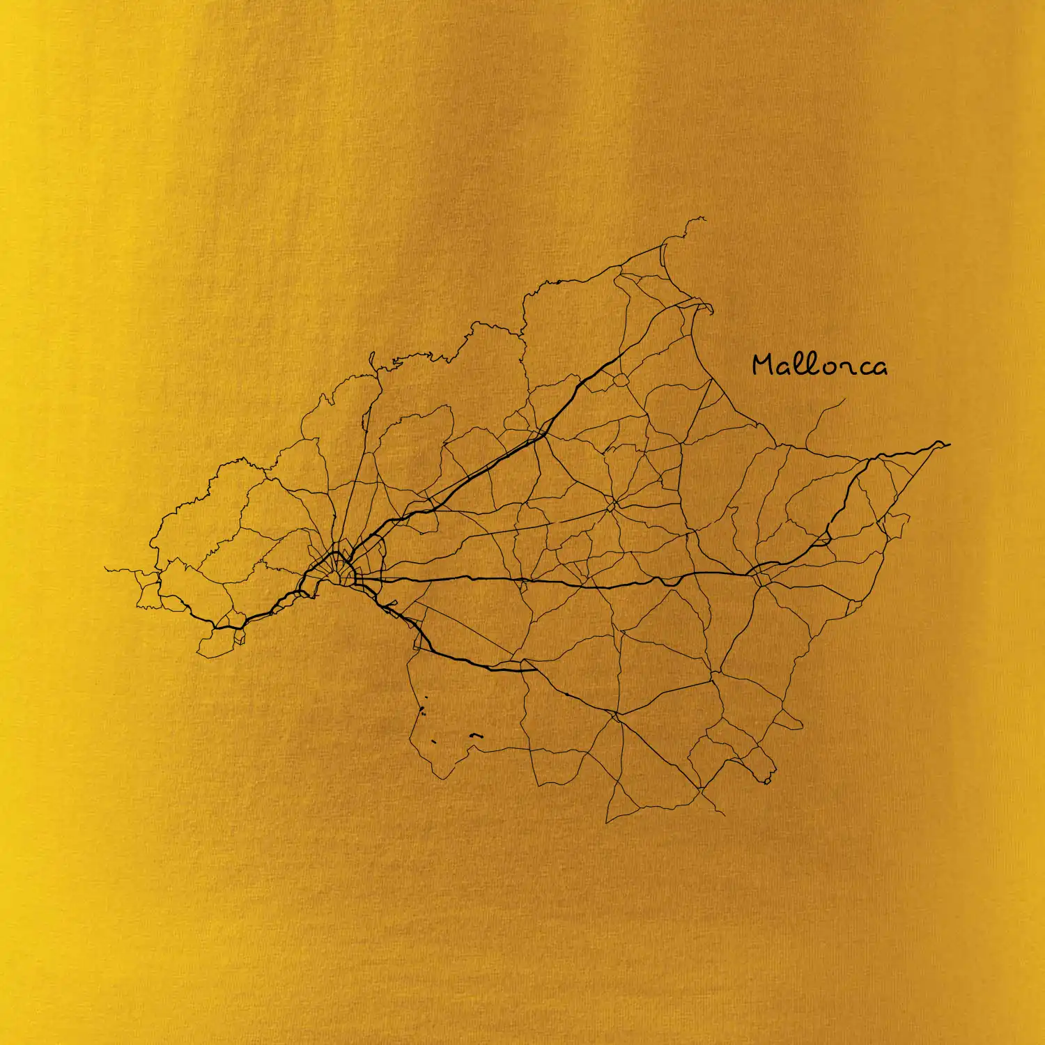 Mallorca - silniční mapa