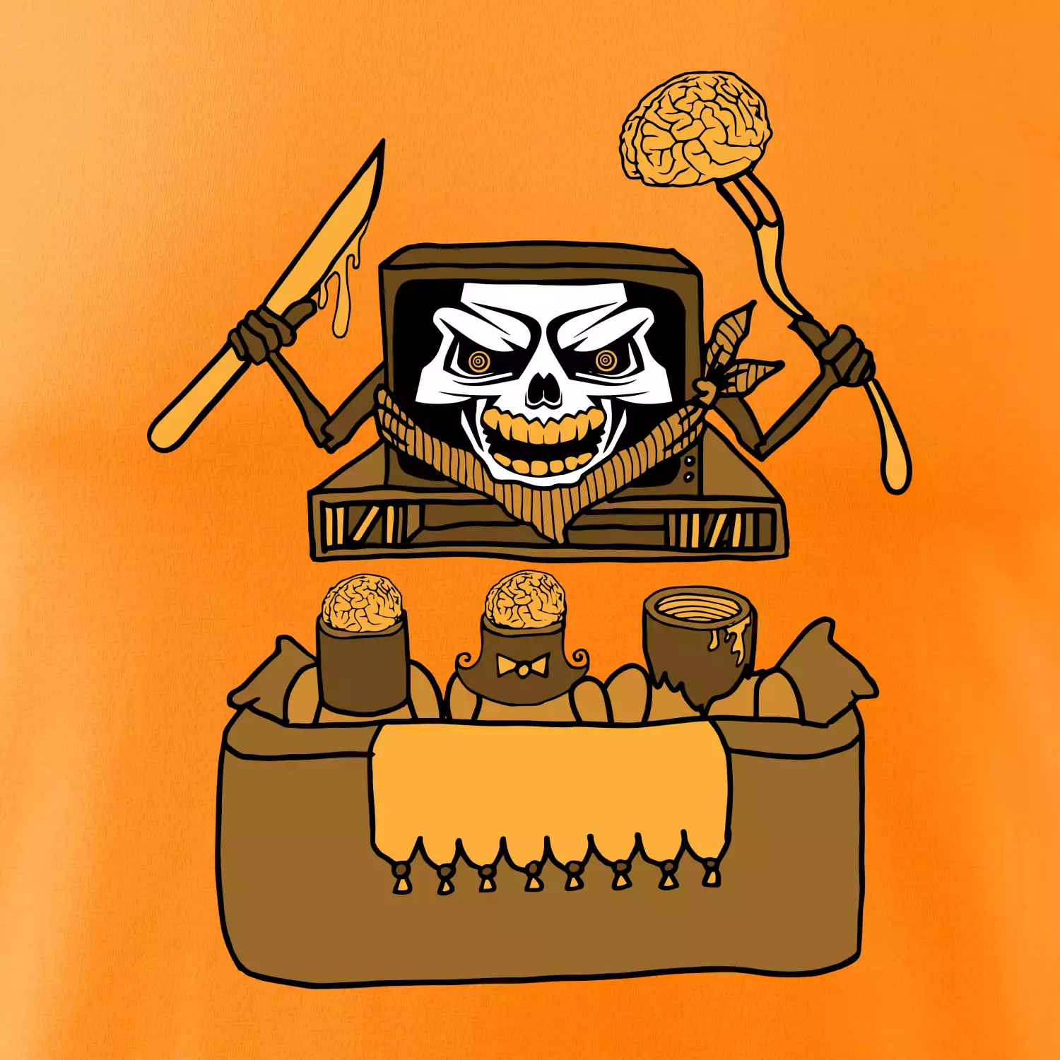 Mozkožrout - televize (Pecka design)