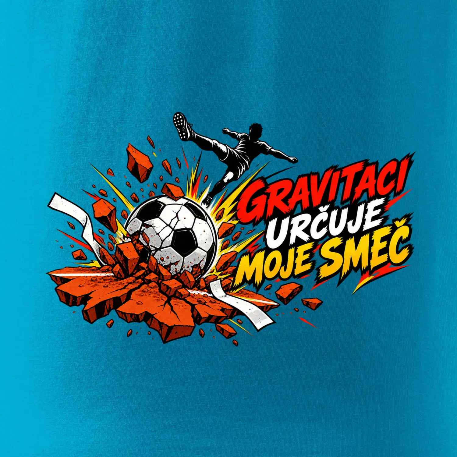 Nohejbalová smeč proti gravitaci