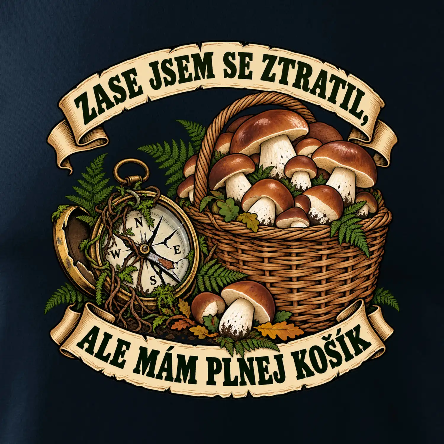 Zase jsem se ztratil, ale mám plnej košík