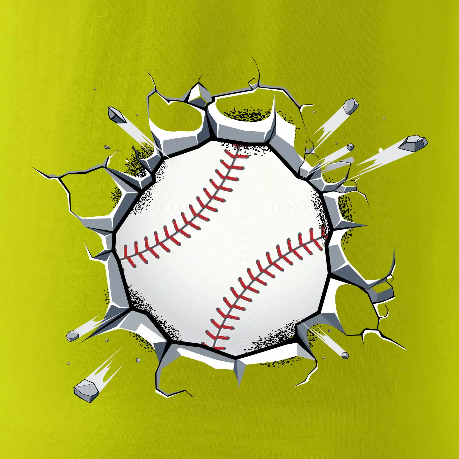Baseball míč v triku