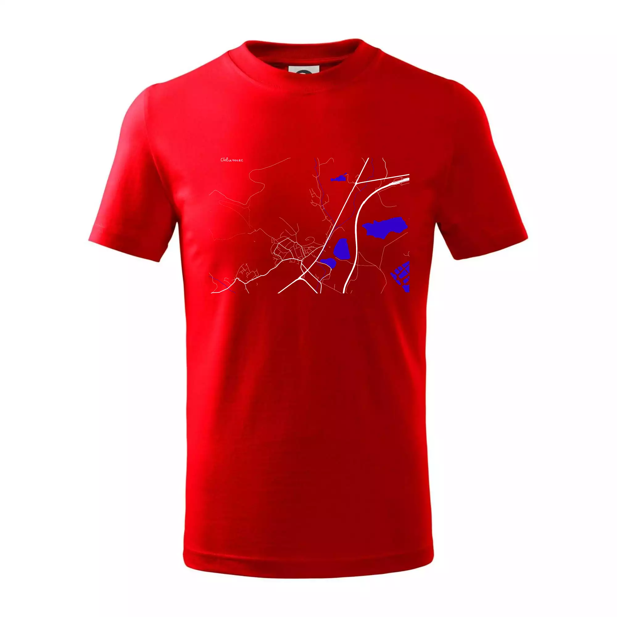 Chlumec 403 39 mapa s vodními toky