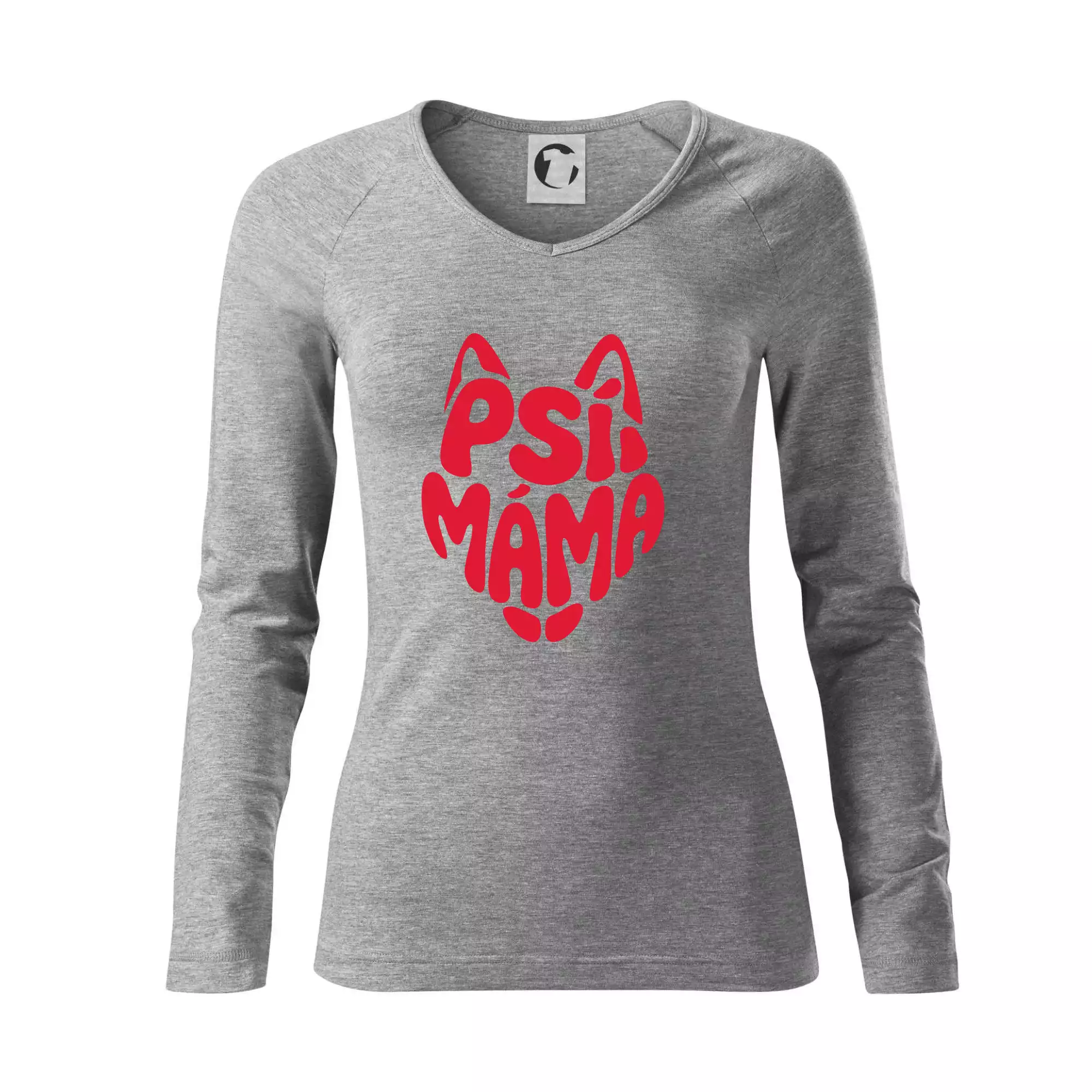 Psí máma nápis v hlavě