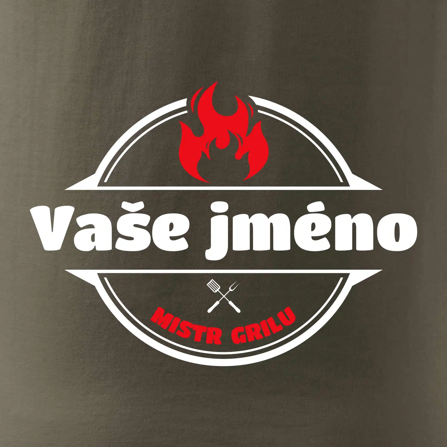 Mistr grilu erb - vlastní jméno