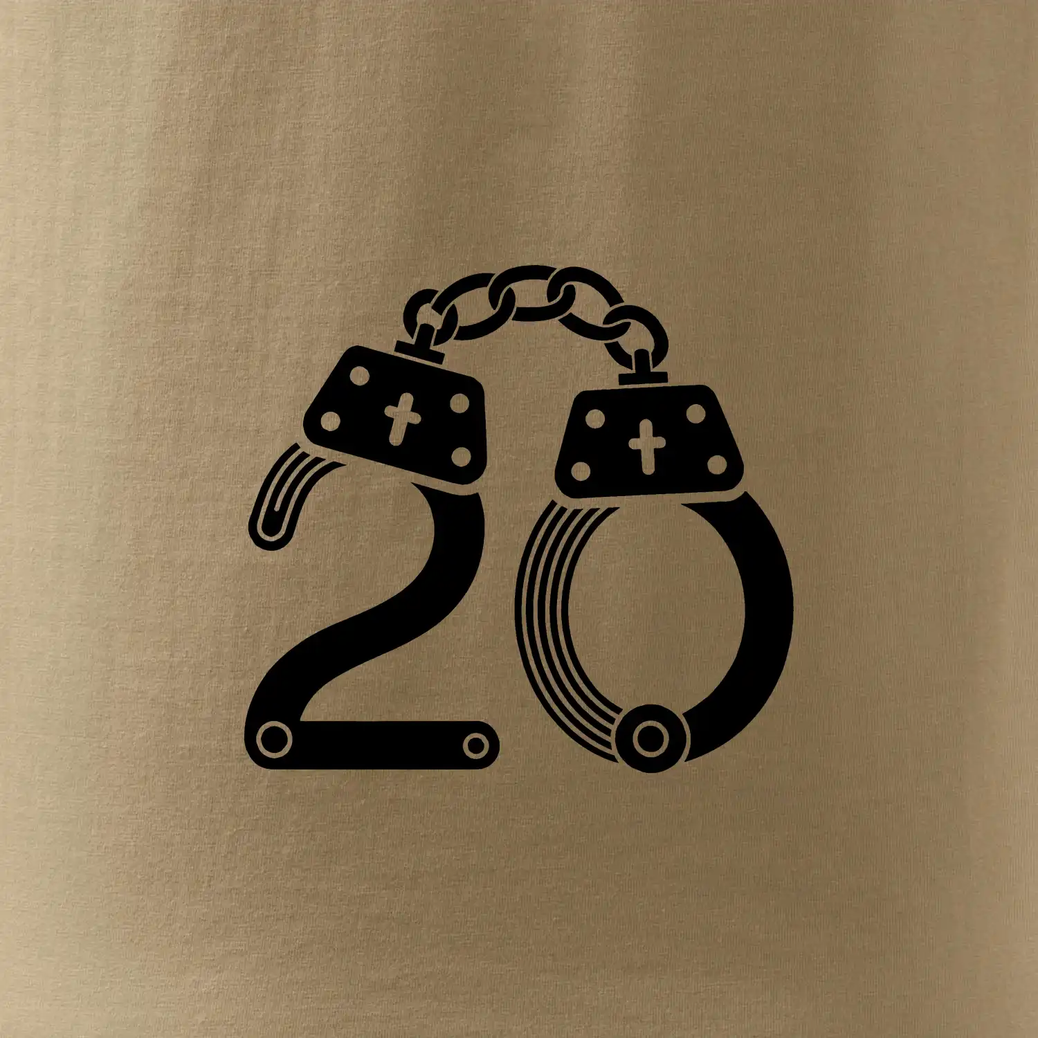 Narozeninové tričko pro policajta - pouta 20