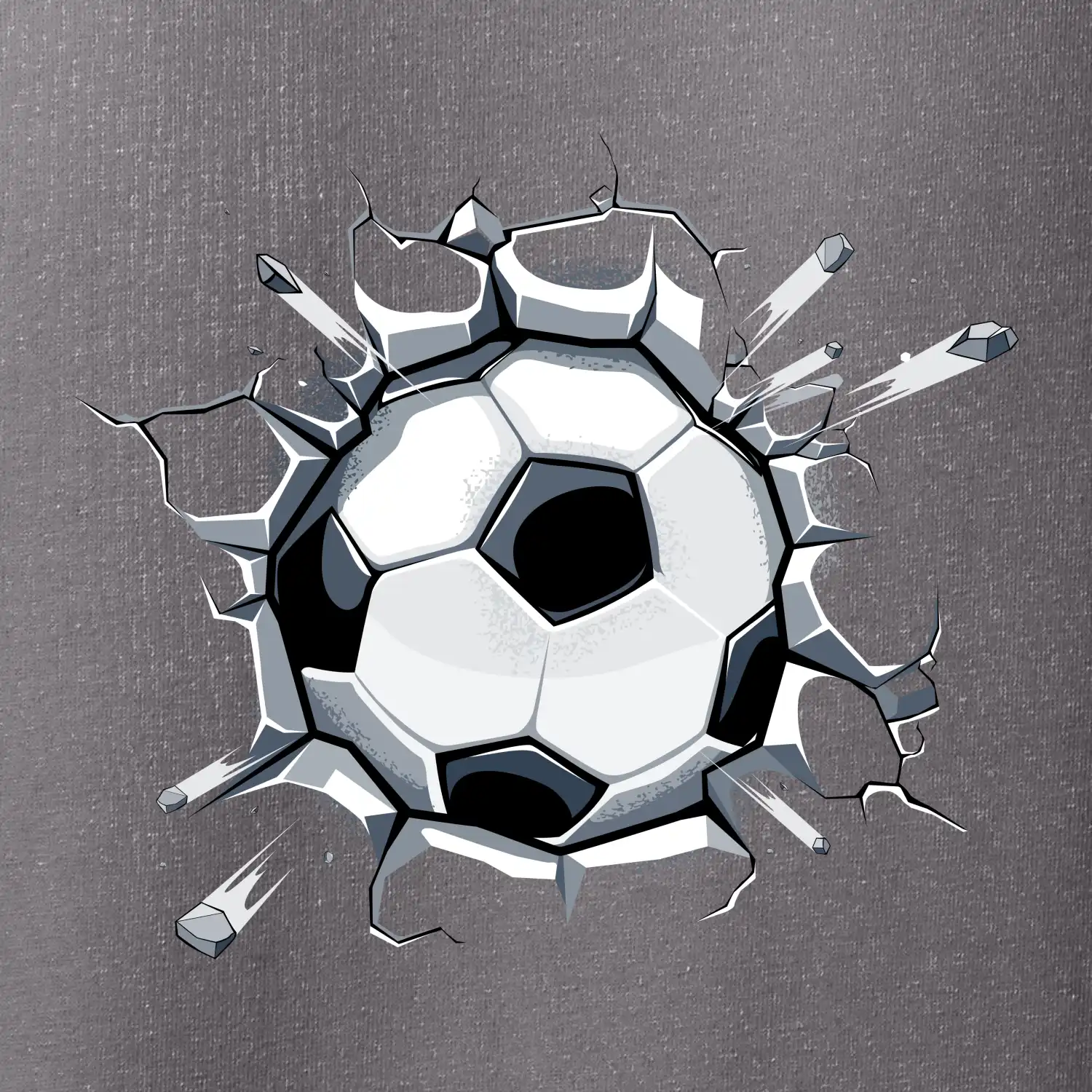 Fotbalový míč v triku