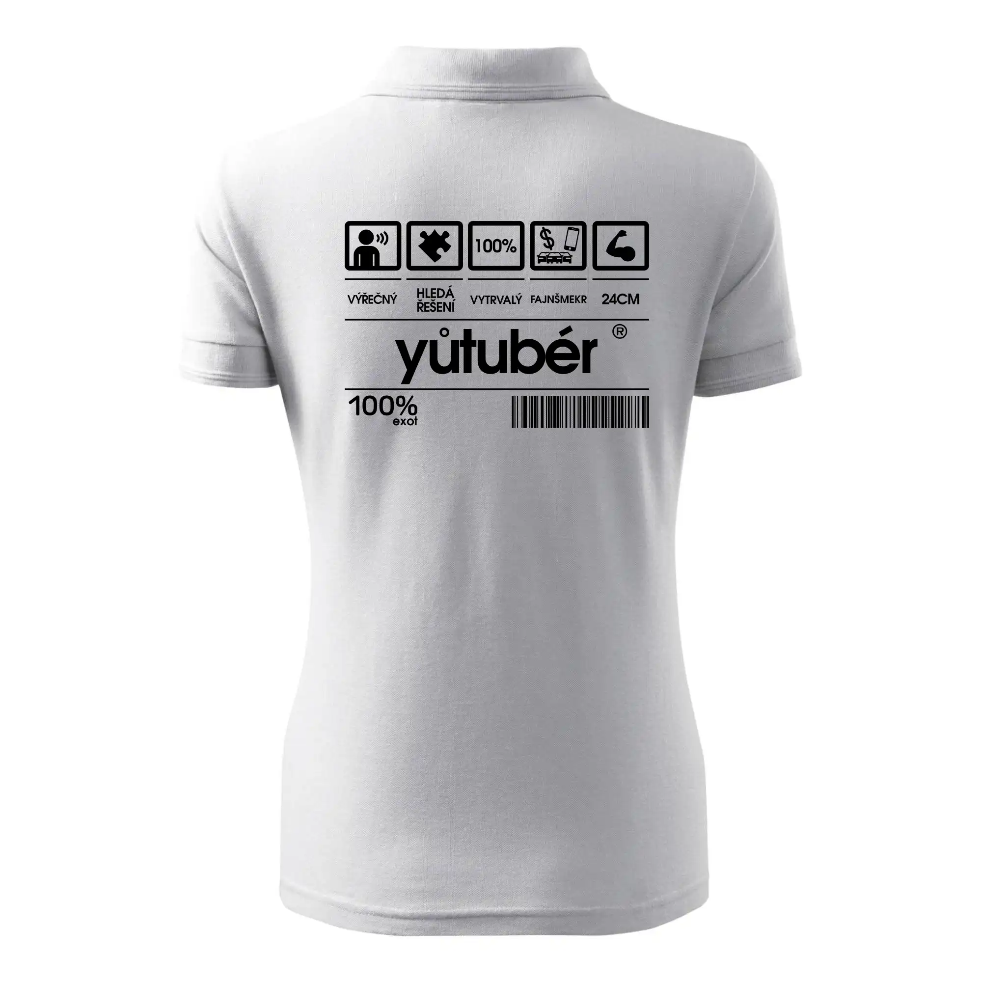 Čárový kód - youtuber