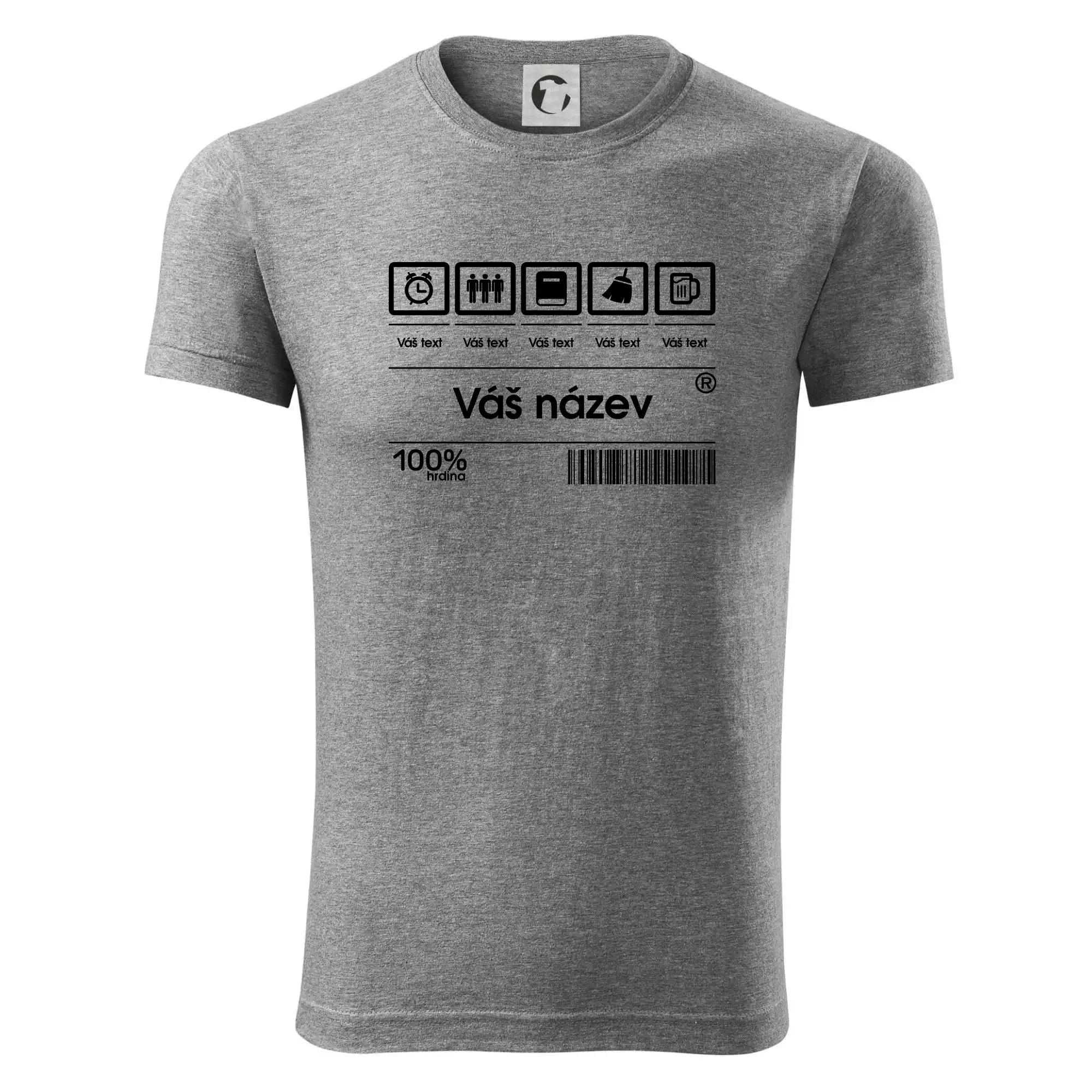 Čárový kód - Vlastní text