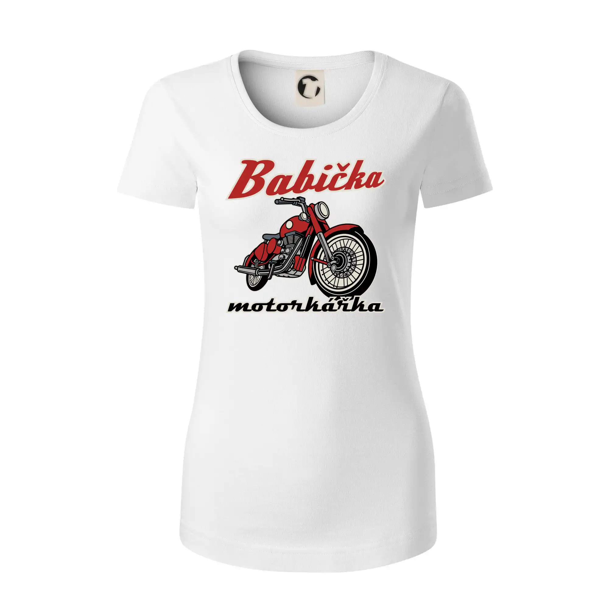 Babička motorkářka