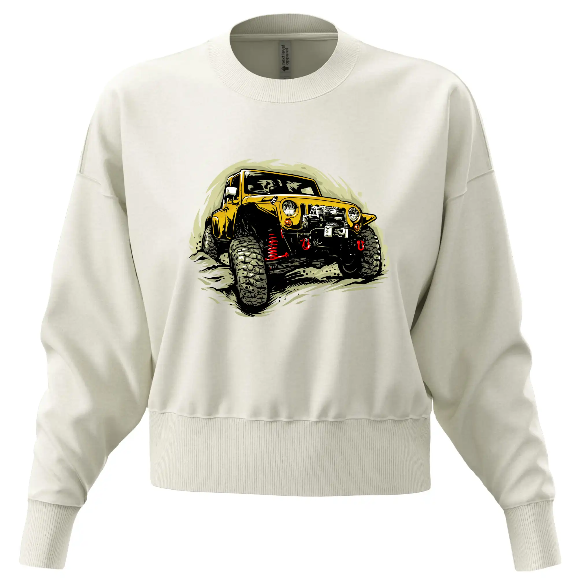 Žlutý offroad s navijákem