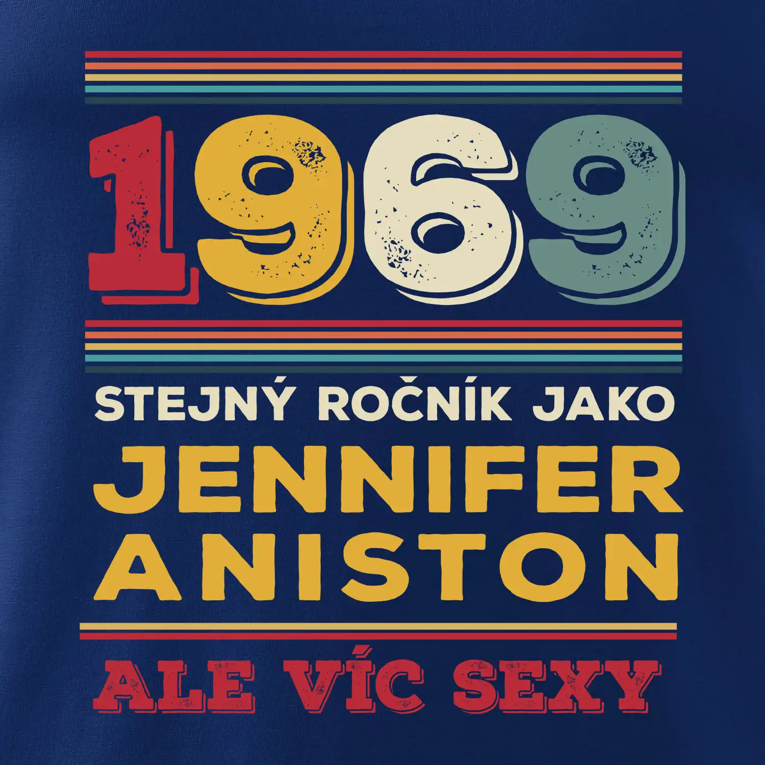 1969 stejný ročník jako Jennifer Aniston