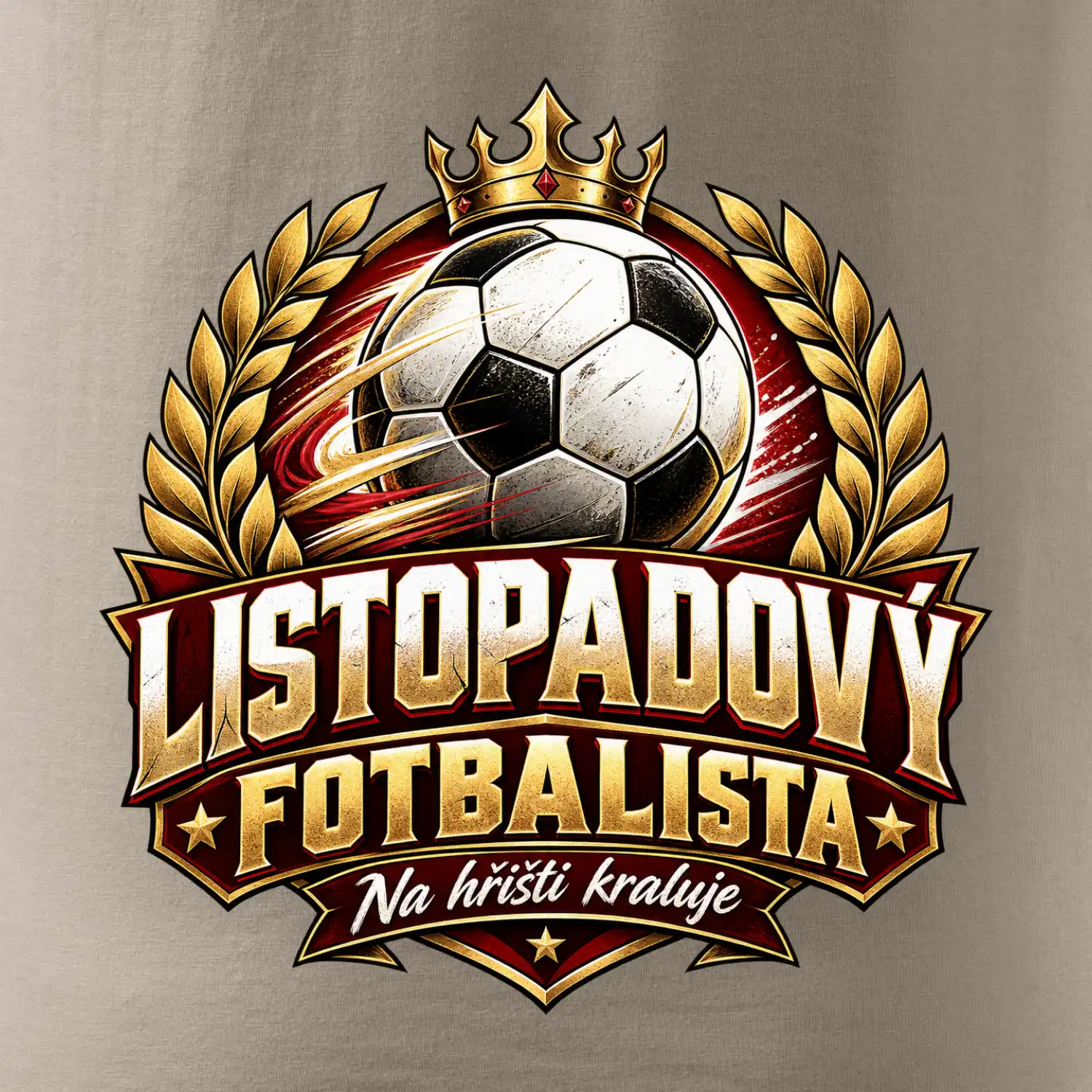 Listopadový fotbalista s královskou korunou