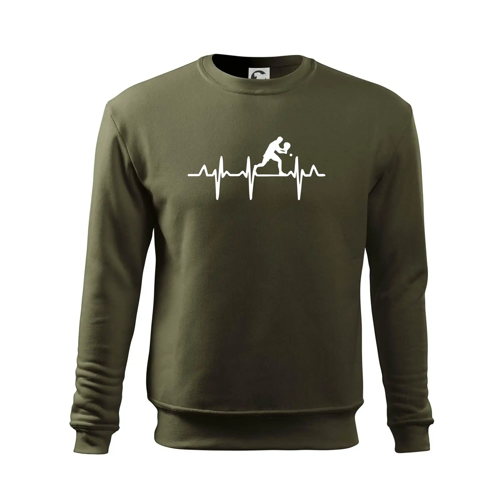 EKG stolní tenista stojící