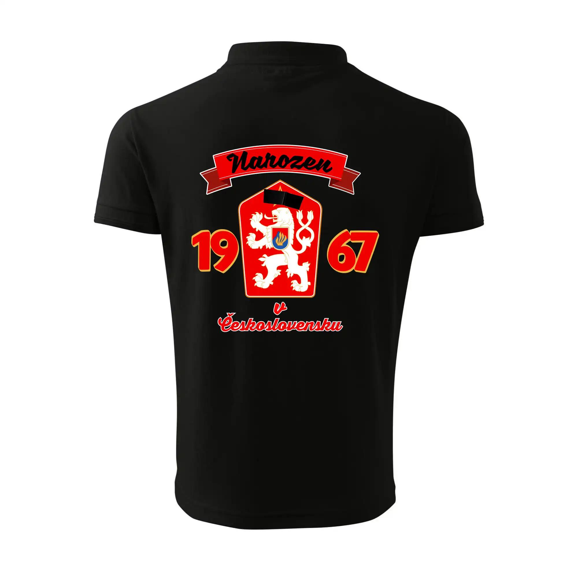 Narozen v Československu - Přelepený znak 1967