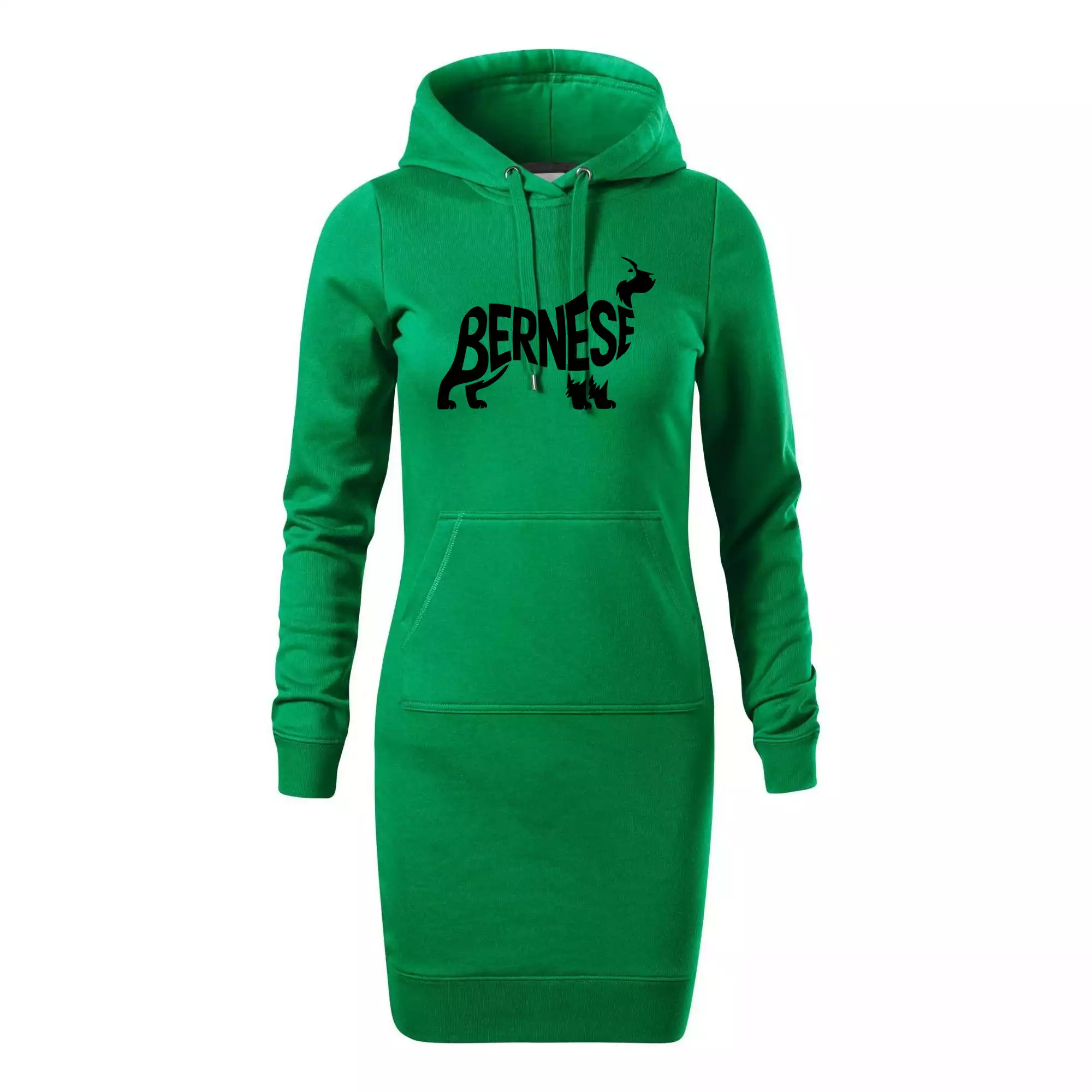 Bernese Mountain Dog nápis v těle